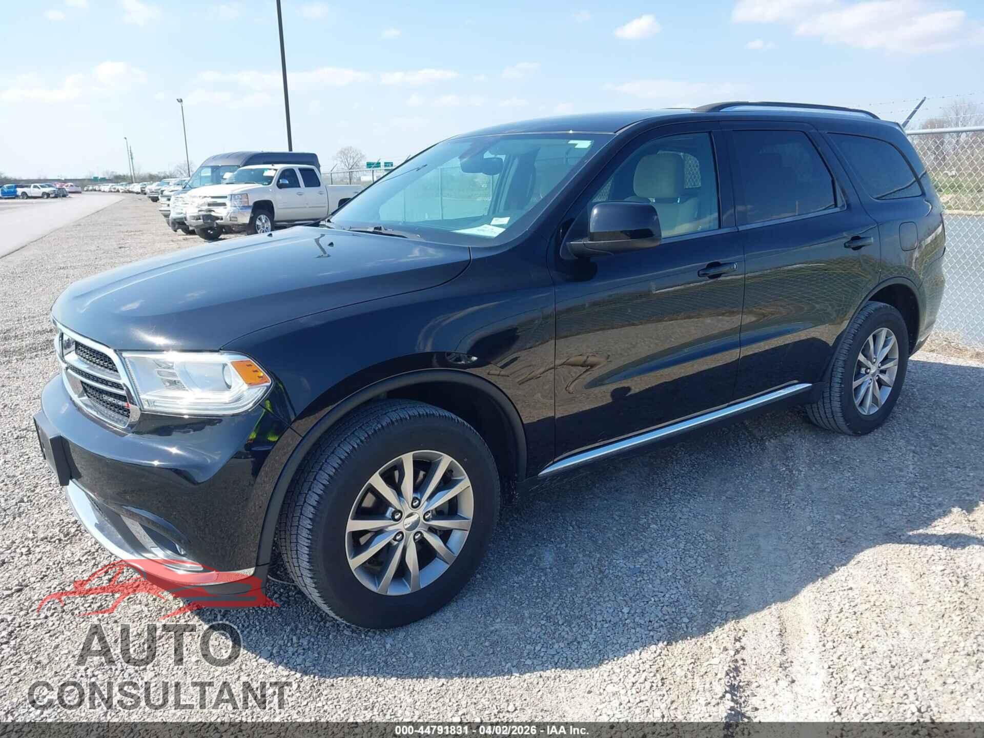 DODGE DURANGO 2017 - 1C4RDJAG0HC690842