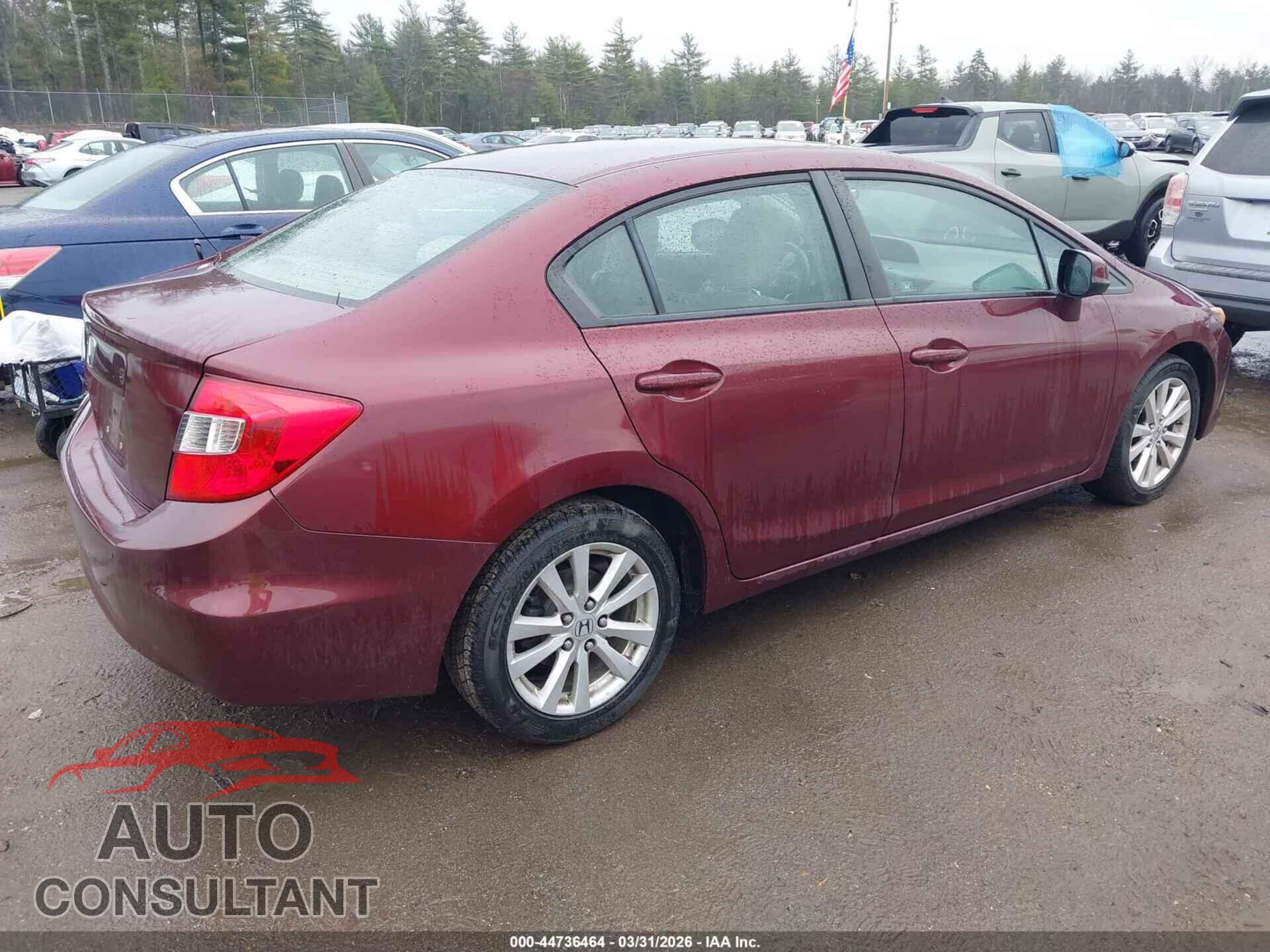 HONDA CIVIC 2012 - 2HGFB2F8XCH537313