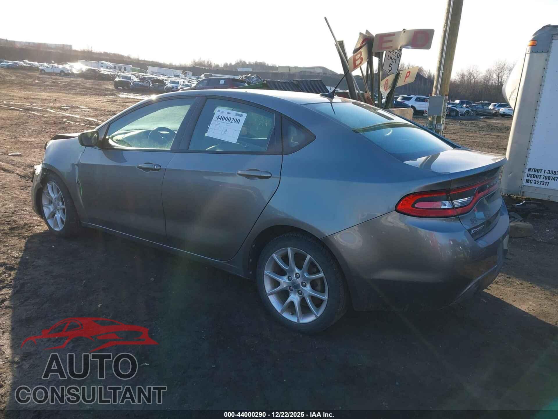 DODGE DART 2013 - 1C3CDFBA6DD707892