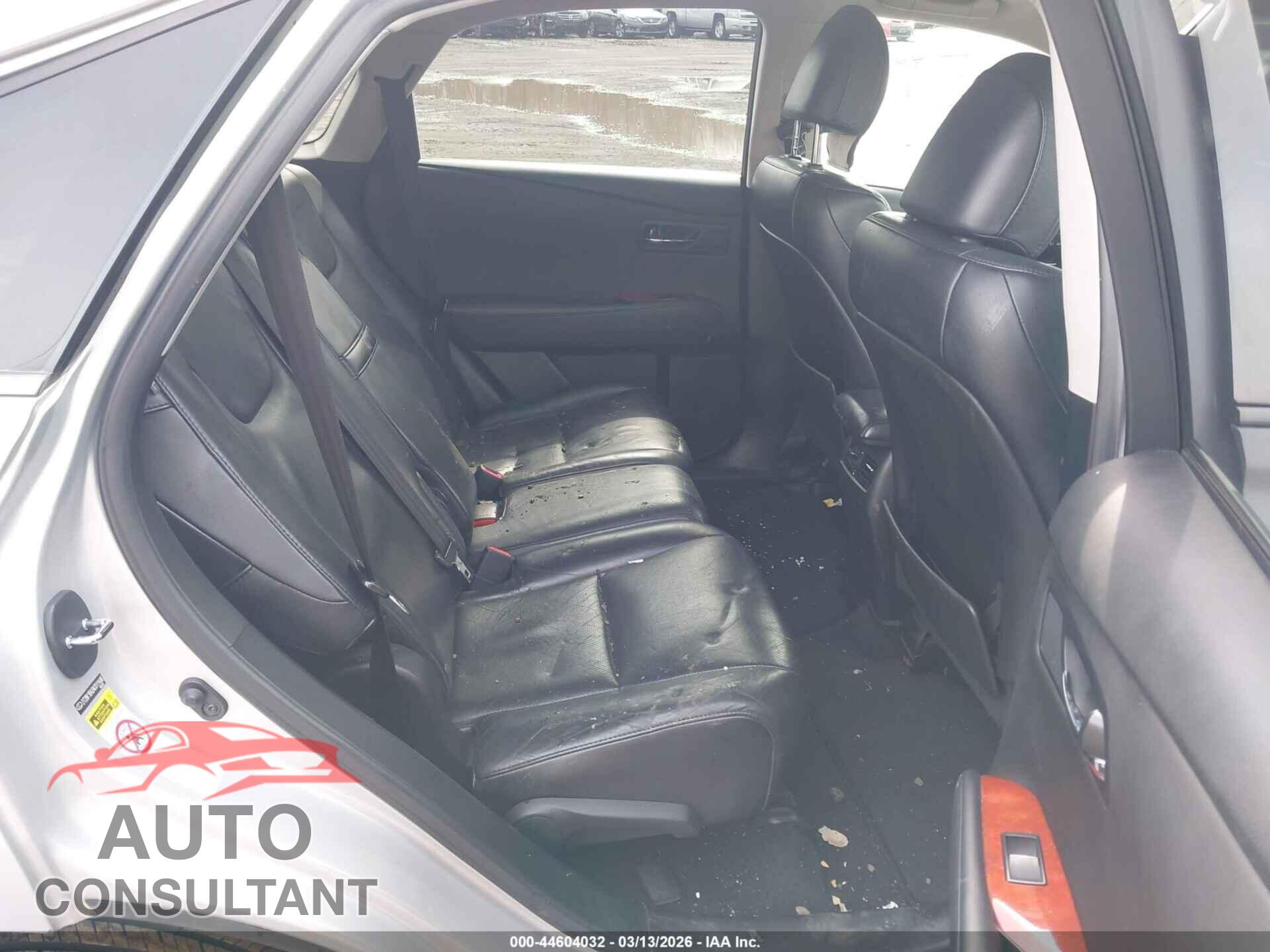 LEXUS RX 350 2010 - 2T2BK1BA2AC011406