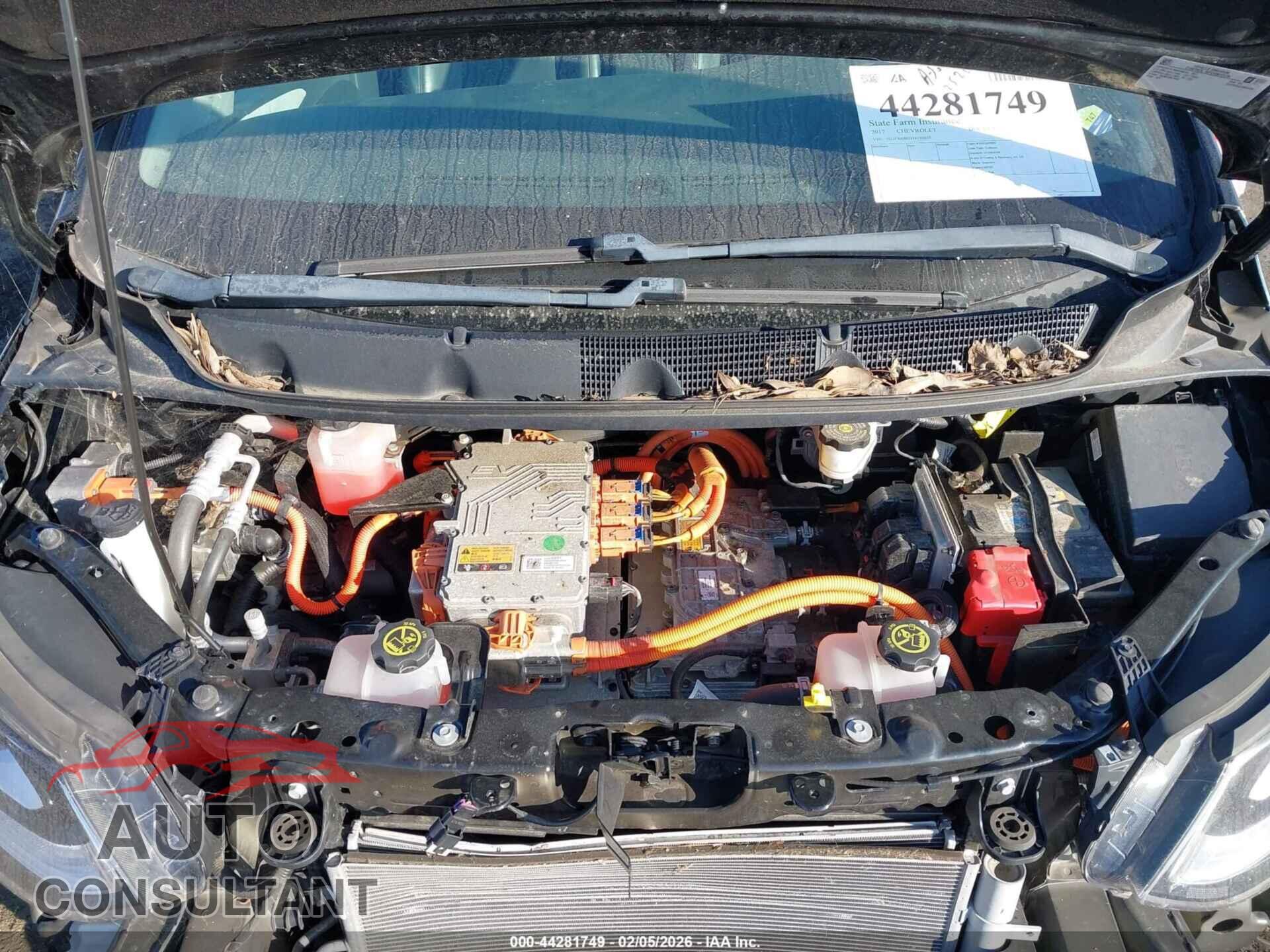 CHEVROLET BOLT EV 2017 - 1G1FX6S02H4191035