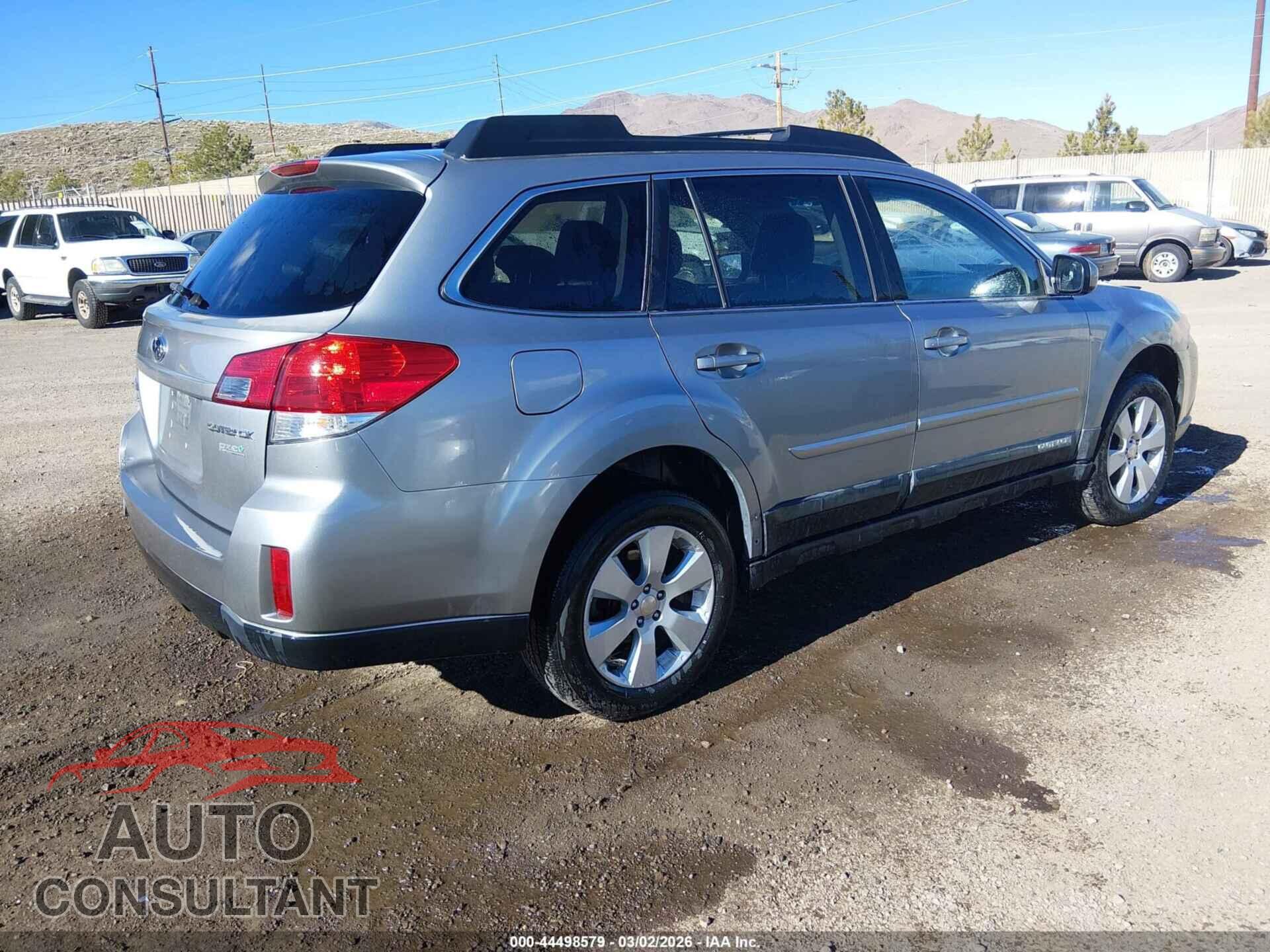 SUBARU OUTBACK 2011 - 4S4BRBCC8B3430422
