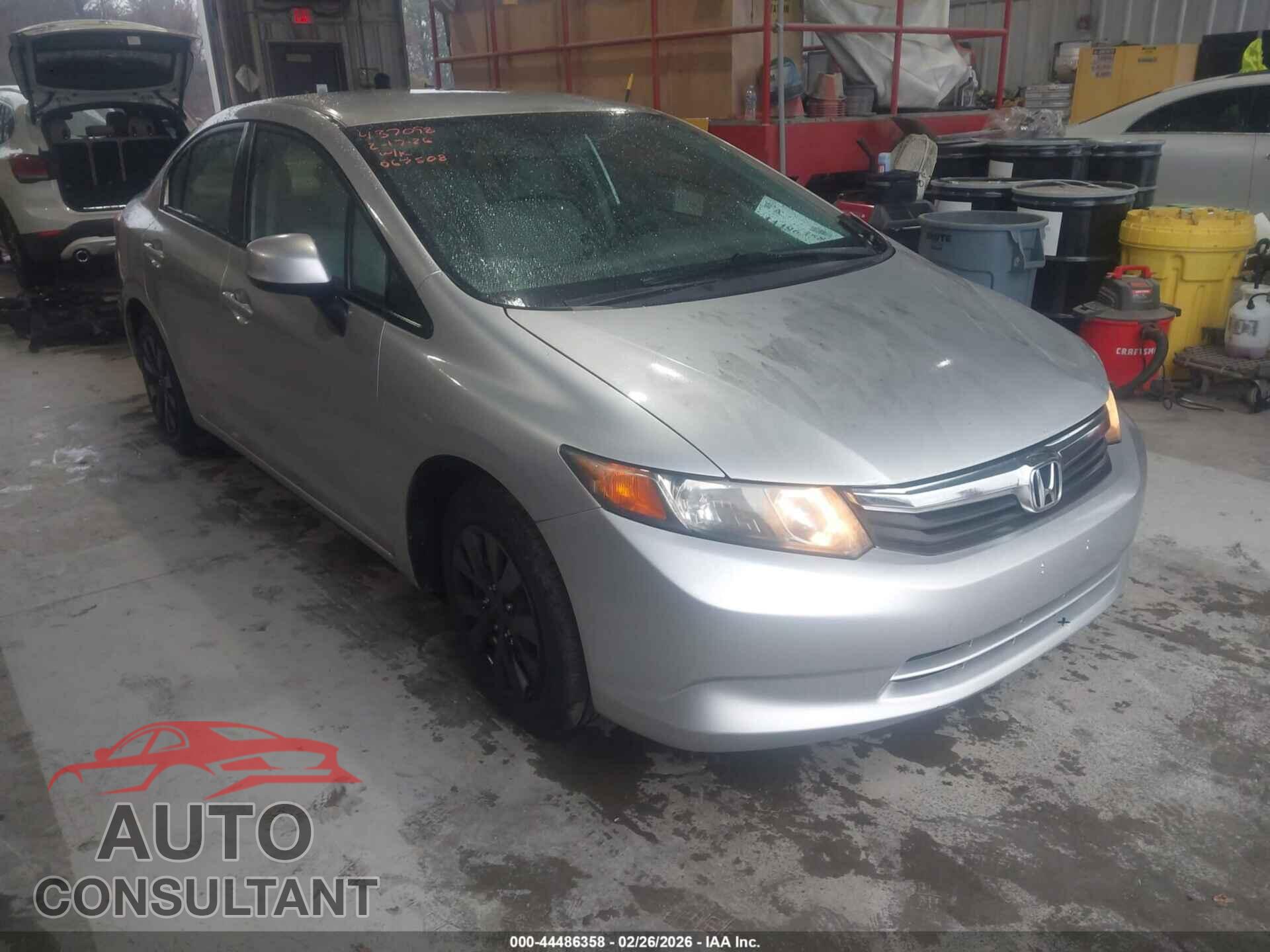 HONDA CIVIC 2012 - 19XFB2F58CE067508