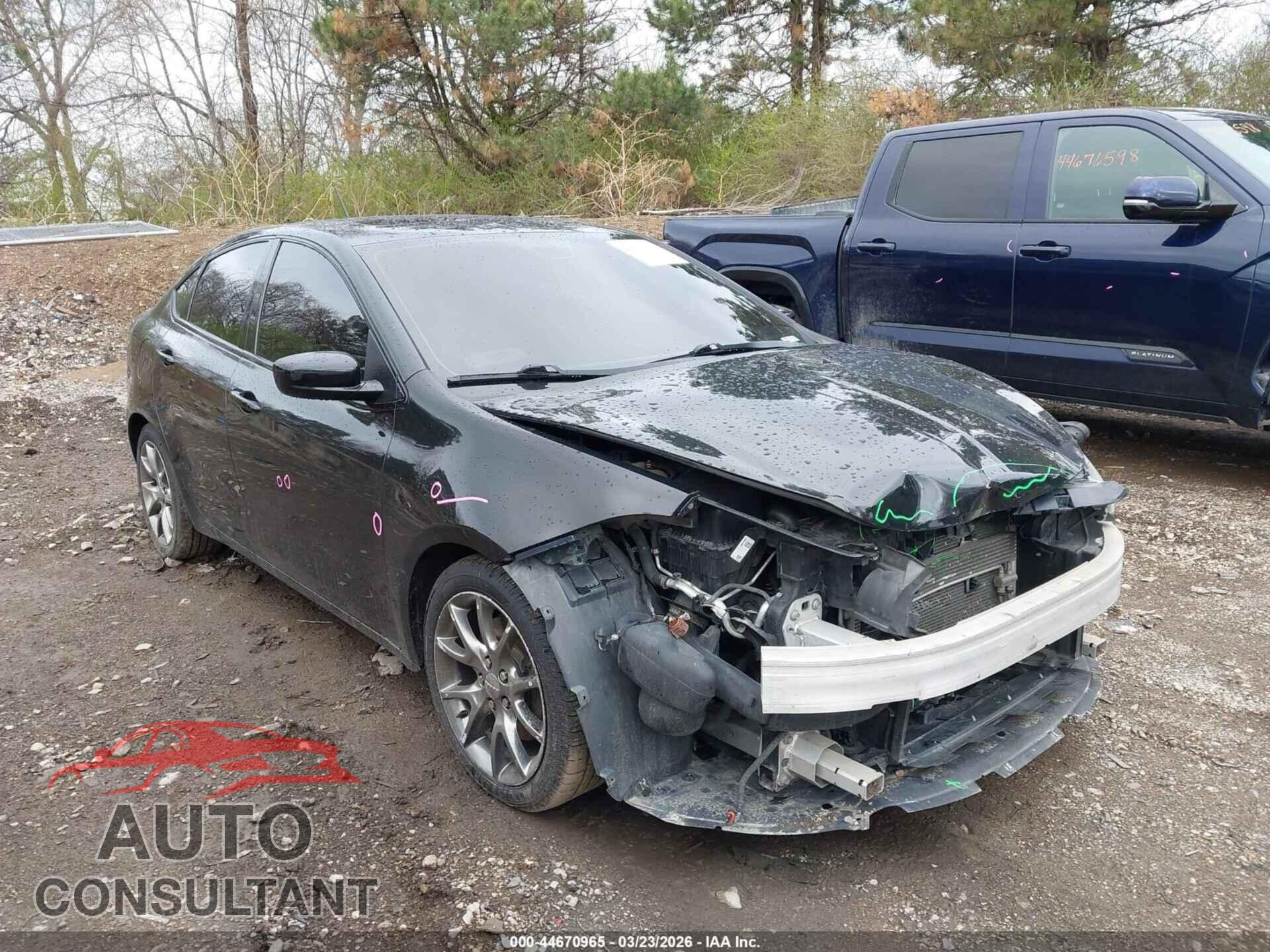 DODGE DART 2015 - 1C3CDFBB5FD132082