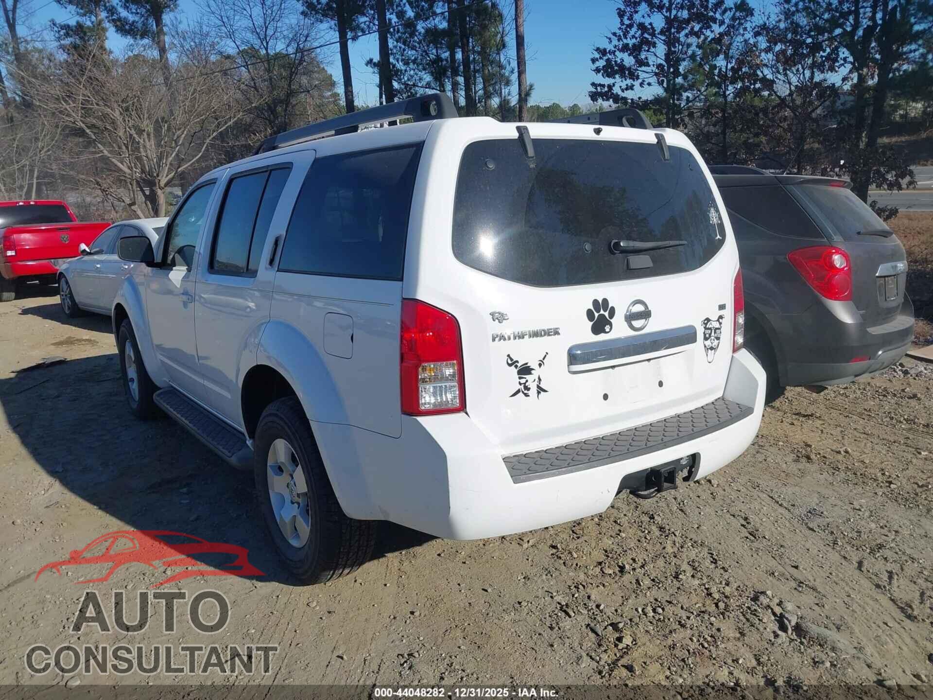 NISSAN PATHFINDER 2010 - 5N1AR1NN3AC606103