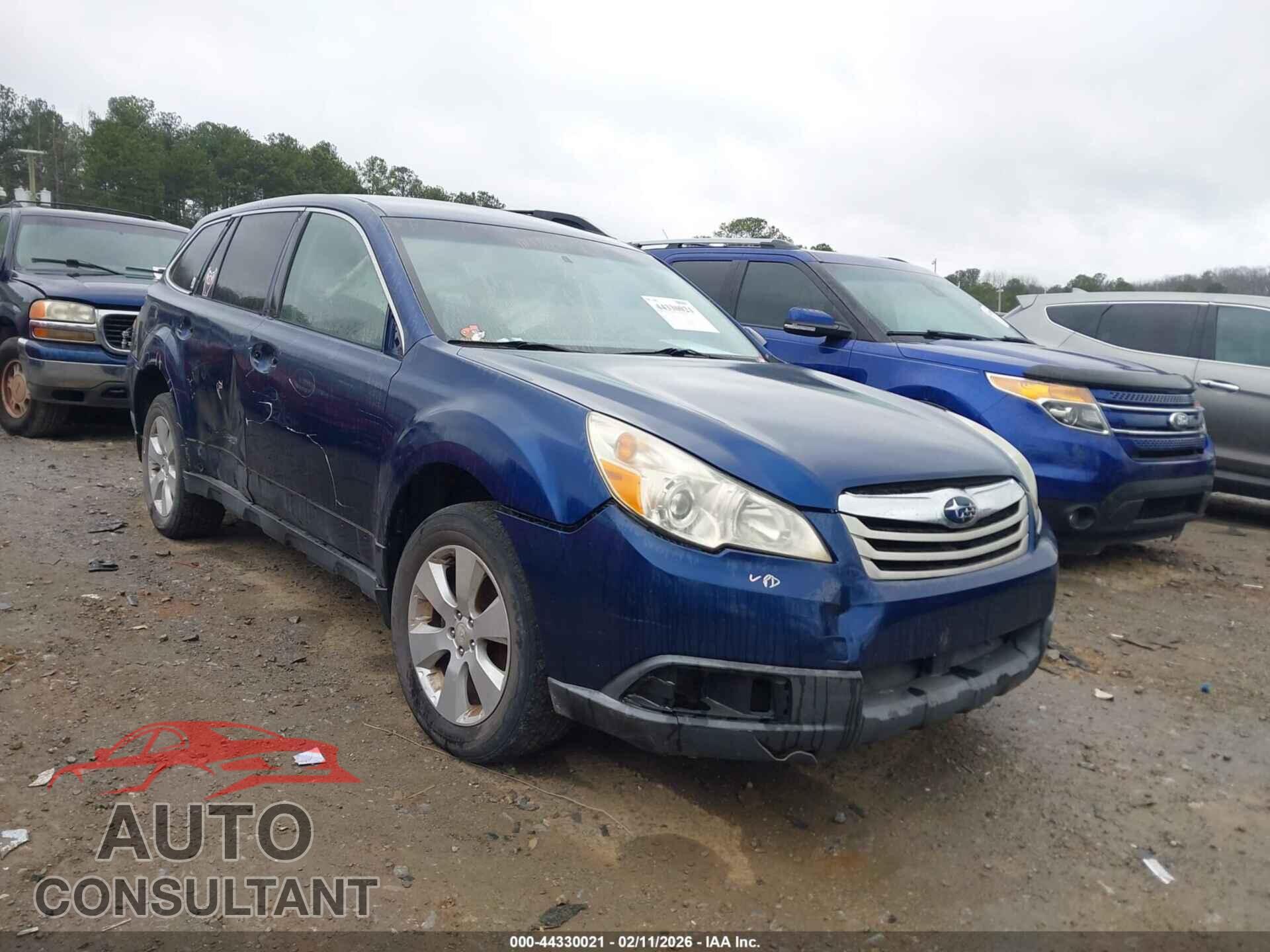 SUBARU OUTBACK 2011 - 4S4BRBBC5B3342056