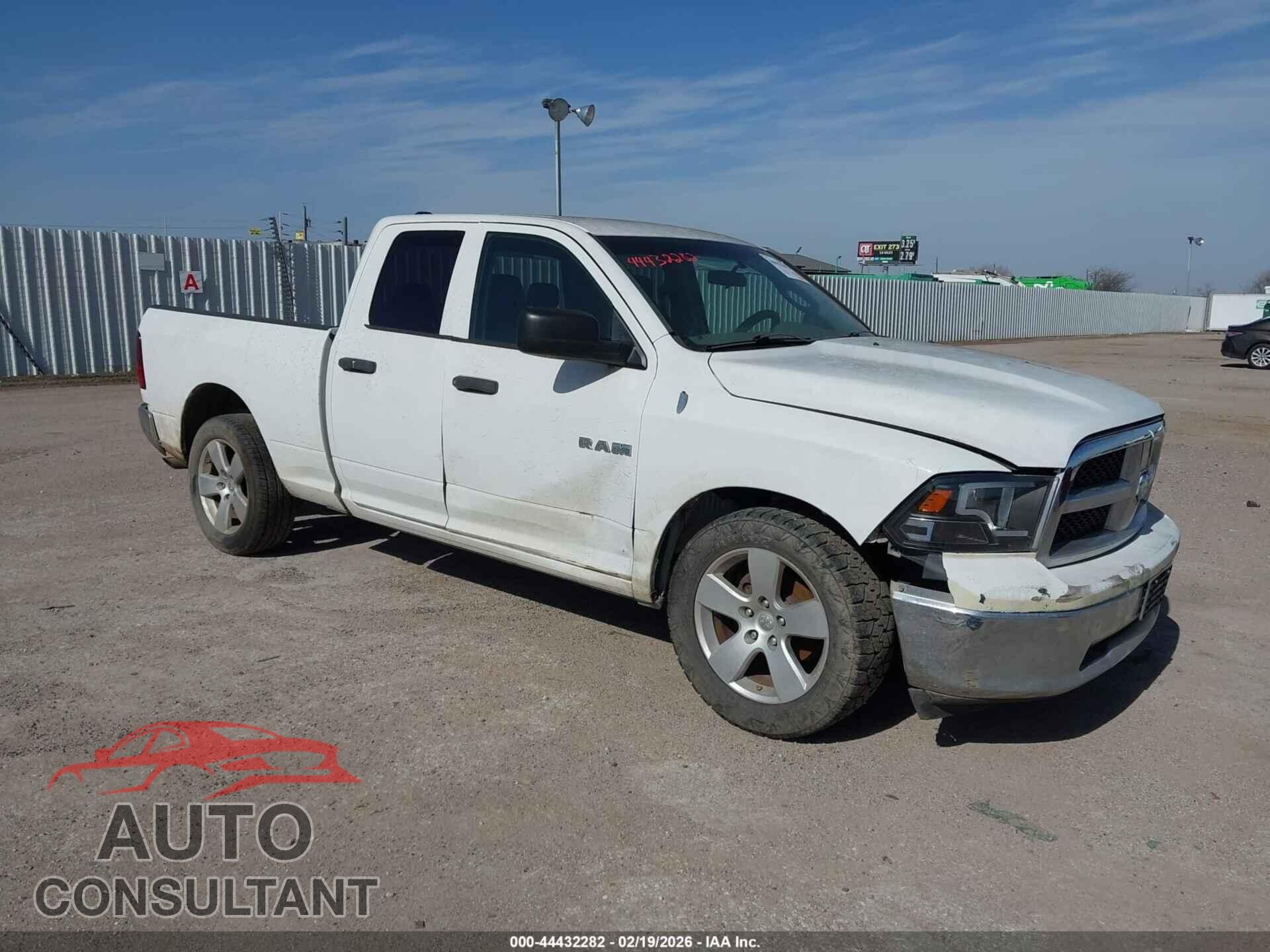 DODGE RAM 1500 2010 - 1D7RB1GP6AS189243