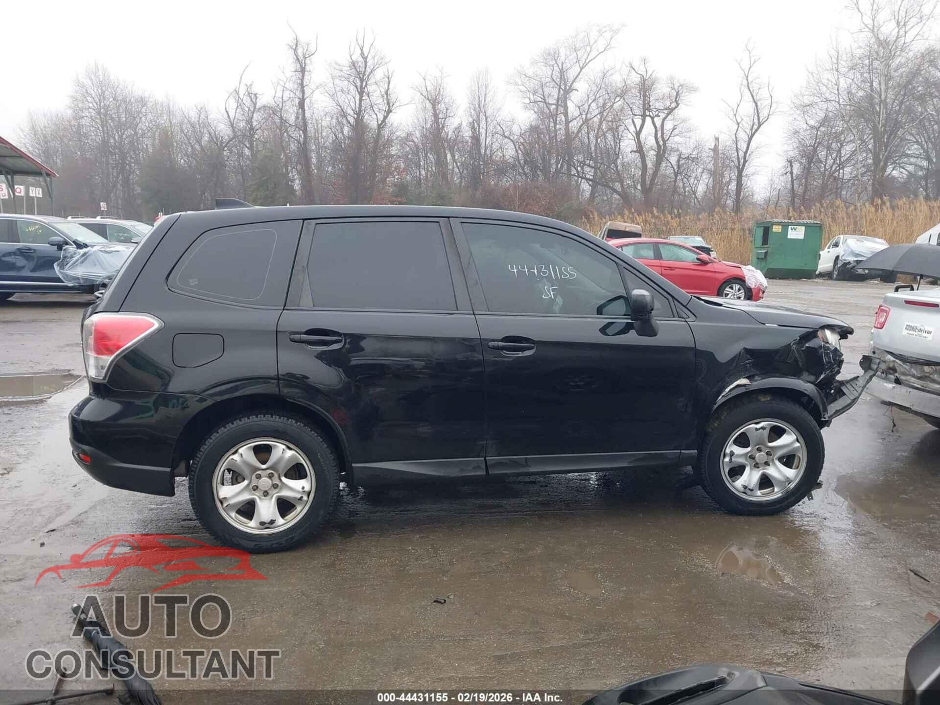 SUBARU FORESTER 2018 - JF2SJAAC4JG508356