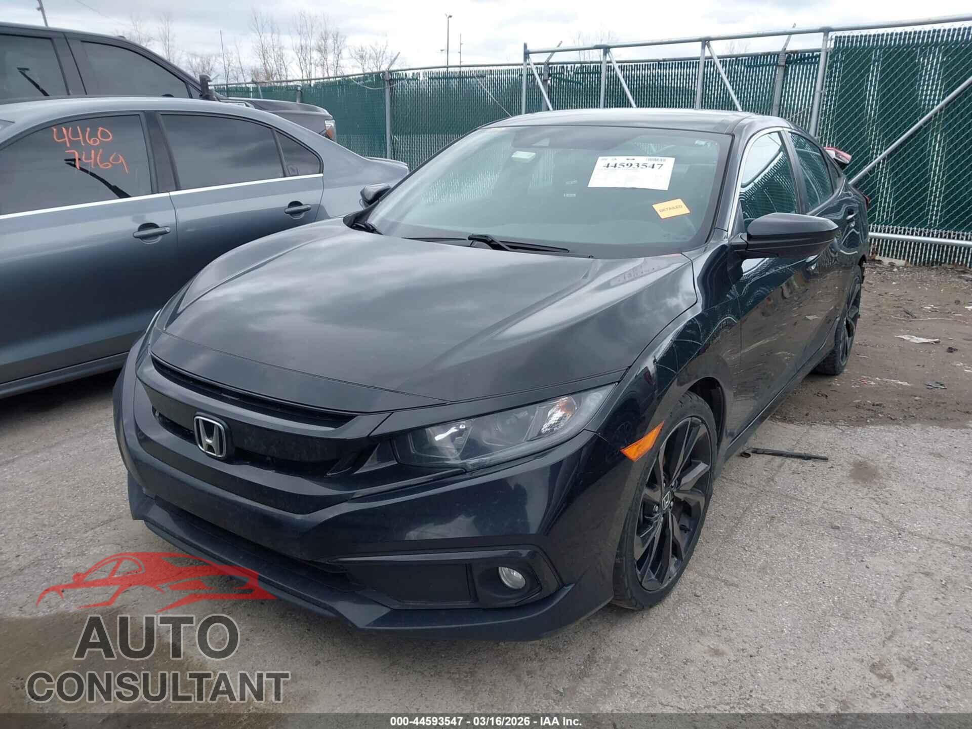 HONDA CIVIC 2020 - 19XFC2F85LE015714