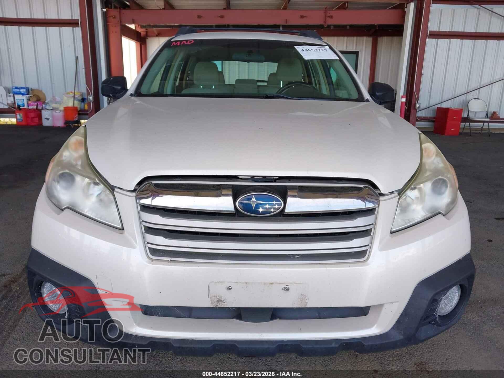 SUBARU OUTBACK 2014 - 4S4BRBAC4E3302900