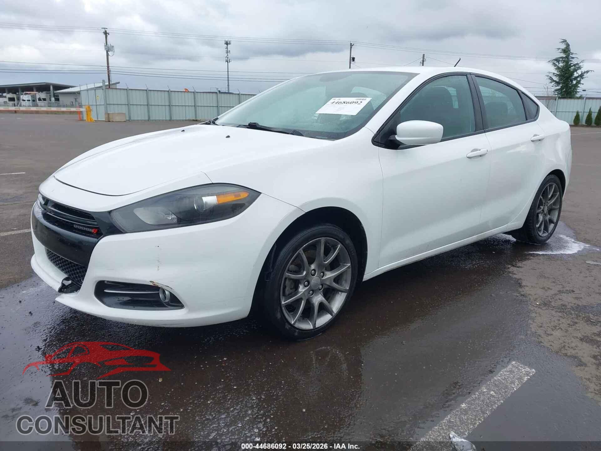 DODGE DART 2013 - 1C3CDFBA6DD329993