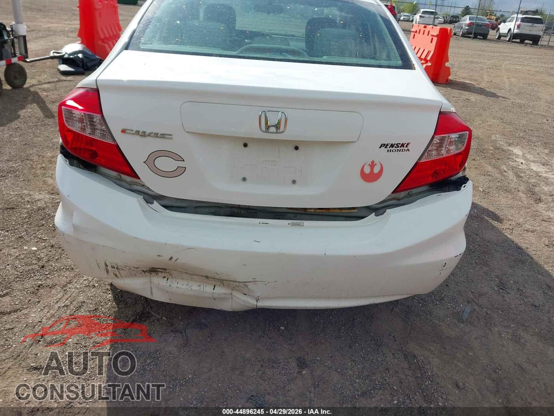 HONDA CIVIC 2012 - 19XFB2F53CE001996