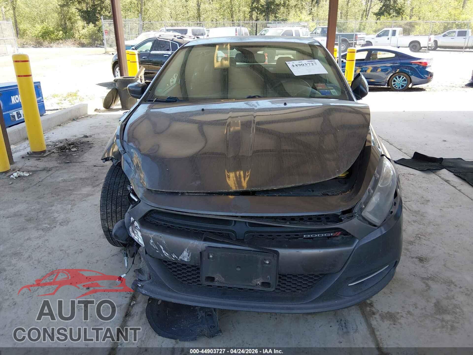 DODGE DART 2016 - 1C3CDFBB0GD563527