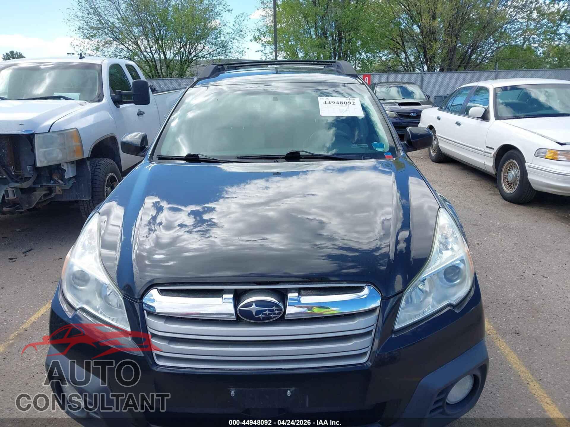 SUBARU OUTBACK 2014 - 4S4BRBCC0E3258990
