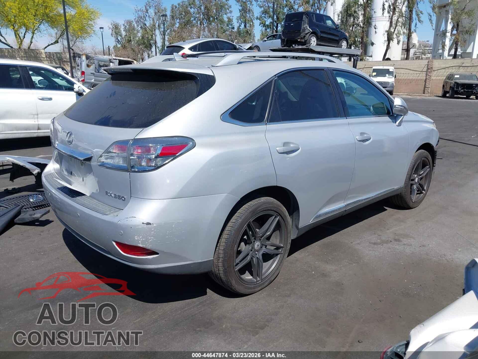 LEXUS RX 350 2011 - 2T2ZK1BA1BC055395