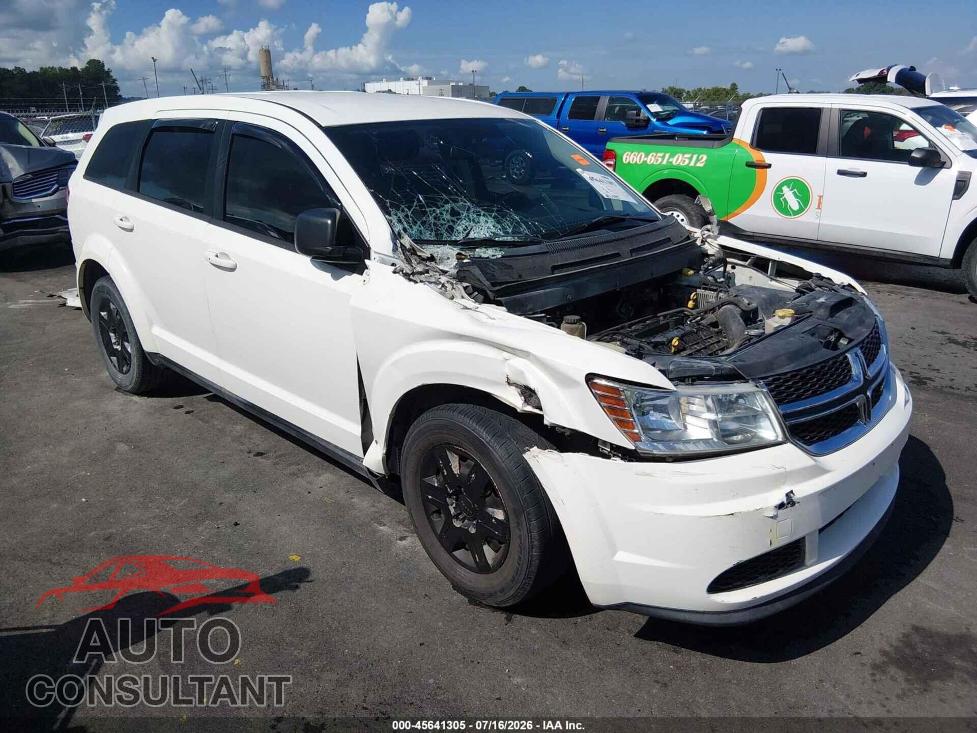 DODGE JOURNEY 2012 - 3C4PDCAB4CT276130