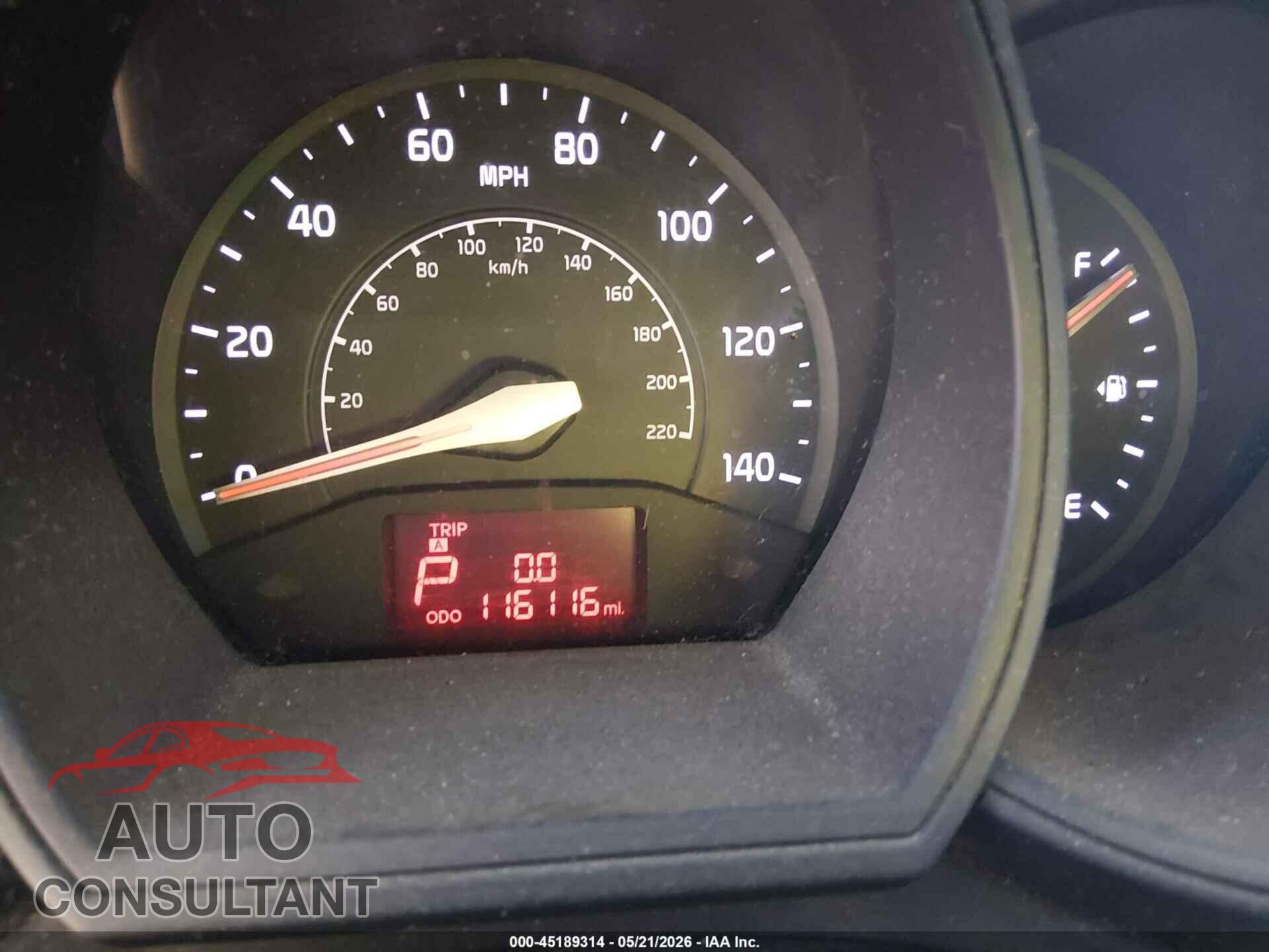 KIA RIO 2013 - KNADM4A30D6110598