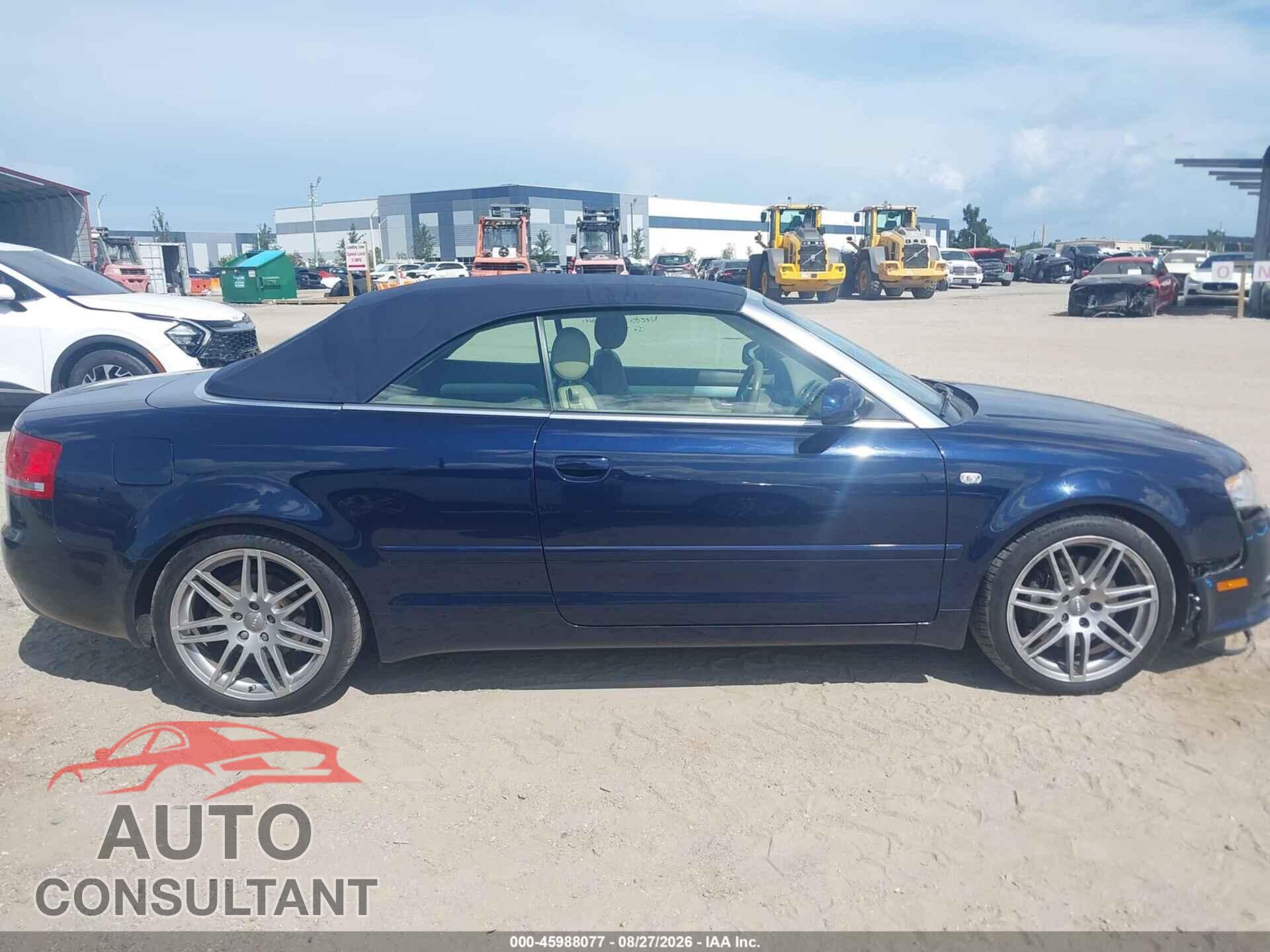 AUDI A4 2009 - WAUDF48H69K007096