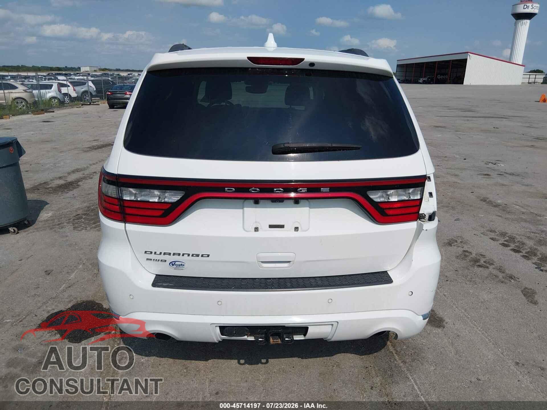 DODGE DURANGO 2017 - 1C4RDJEG8HC697421