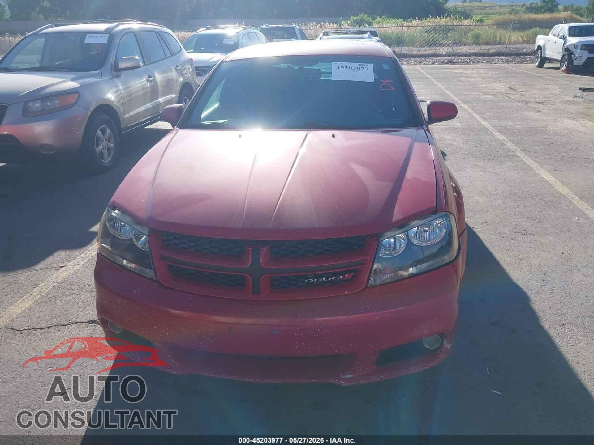 DODGE AVENGER 2013 - 1C3CDZBG1DN683050