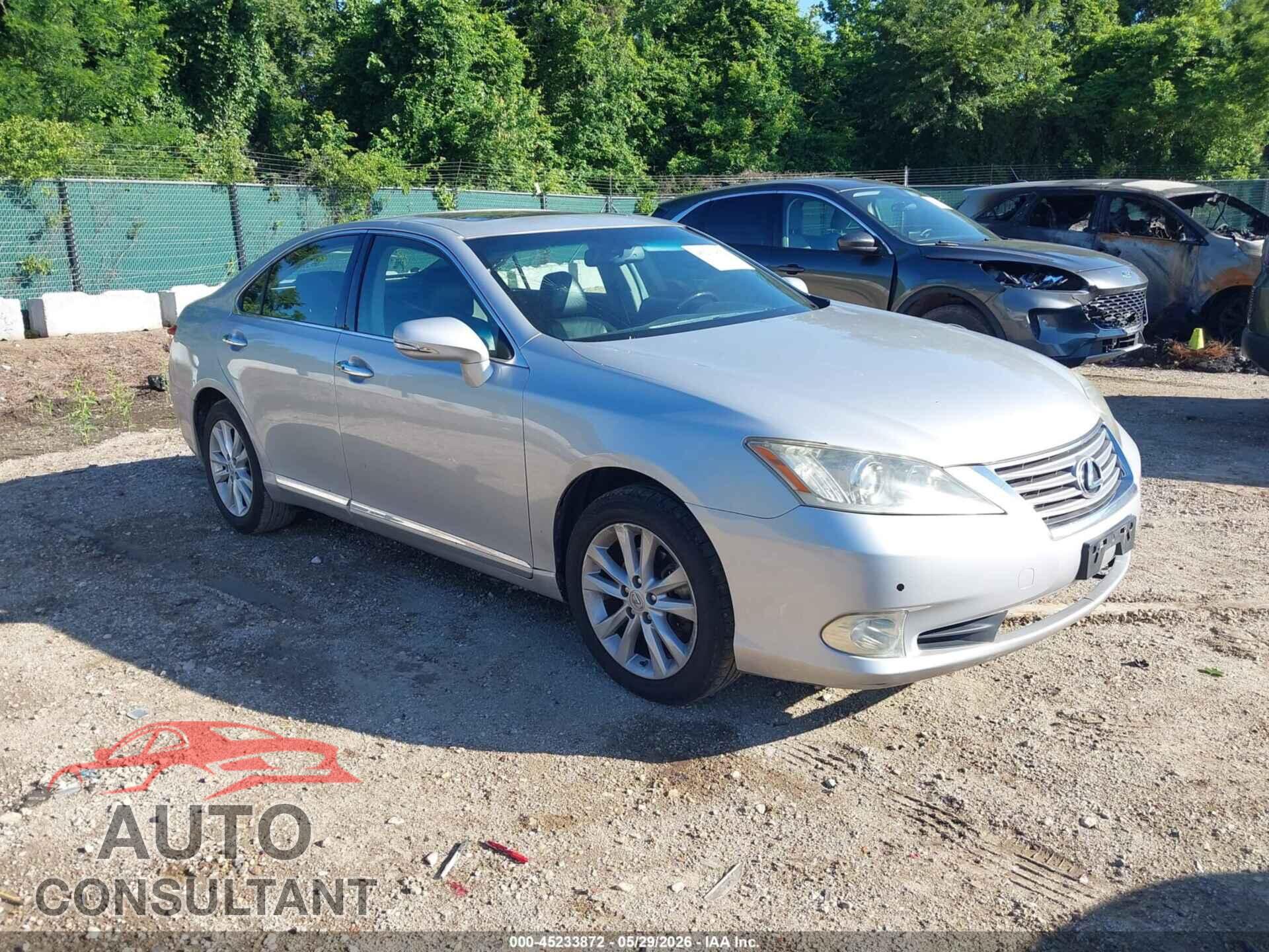 LEXUS ES 350 2012 - JTHBK1EGXC2477945