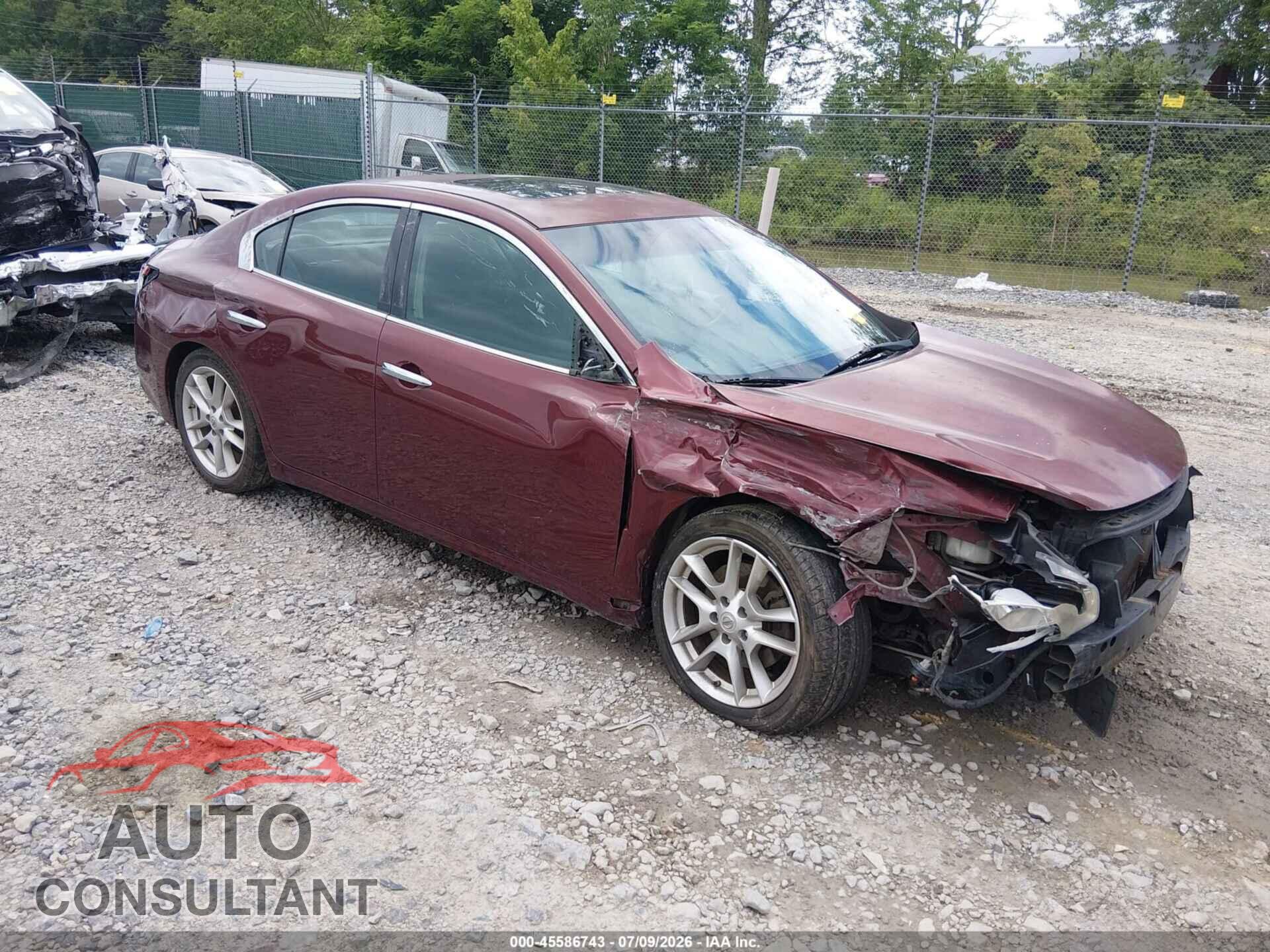 NISSAN MAXIMA 2012 - 1N4AA5AP1CC822597
