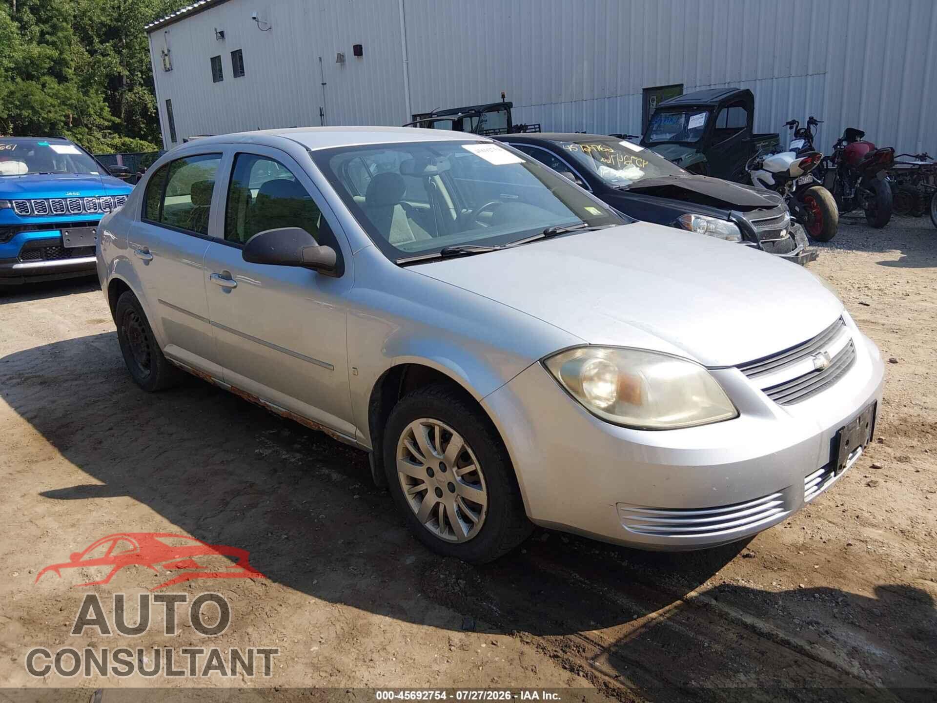 CHEVROLET COBALT 2009 - 1G1AS58H497278564