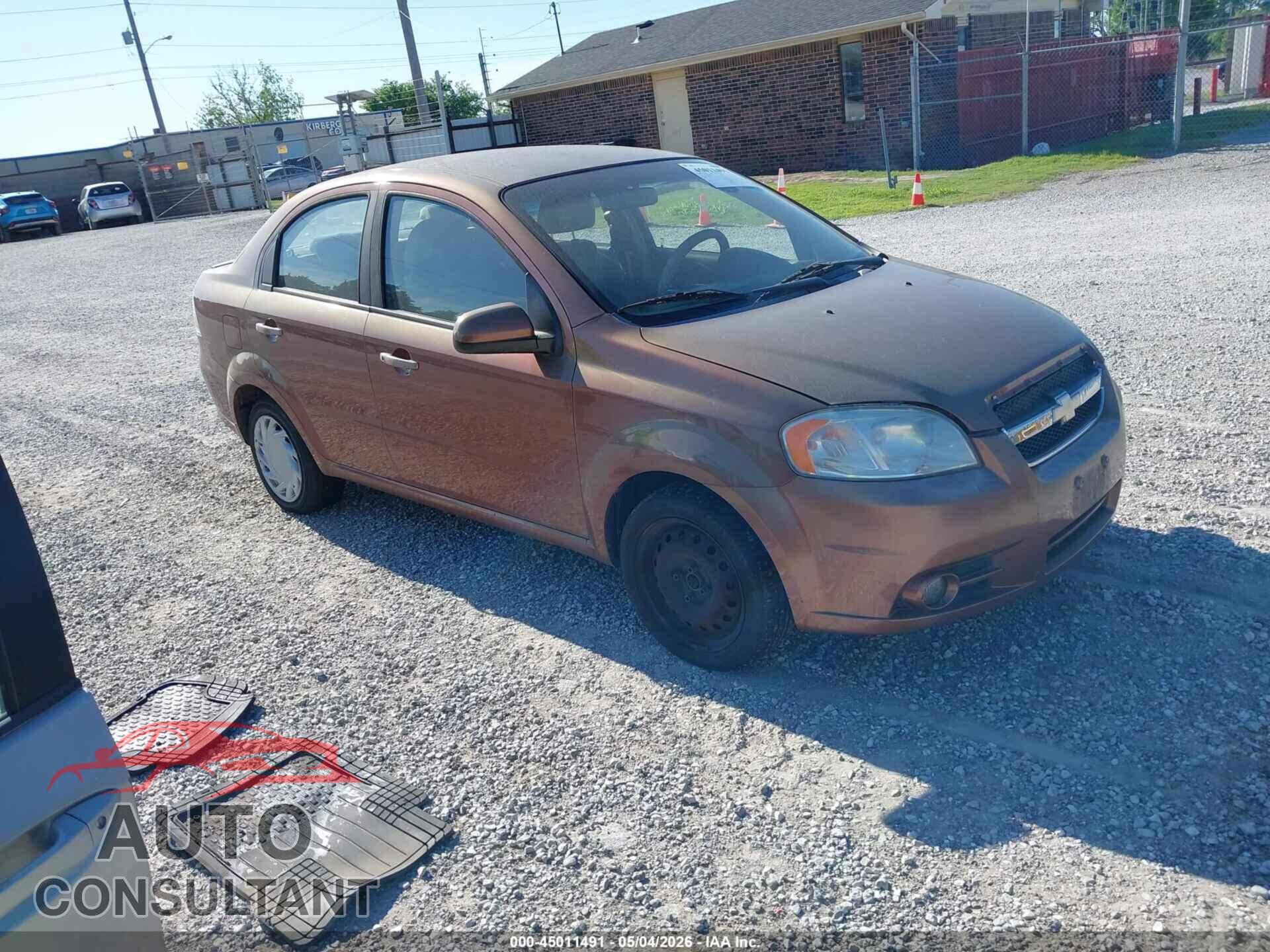CHEVROLET AVEO 2011 - KL1TG5DE2BB254075