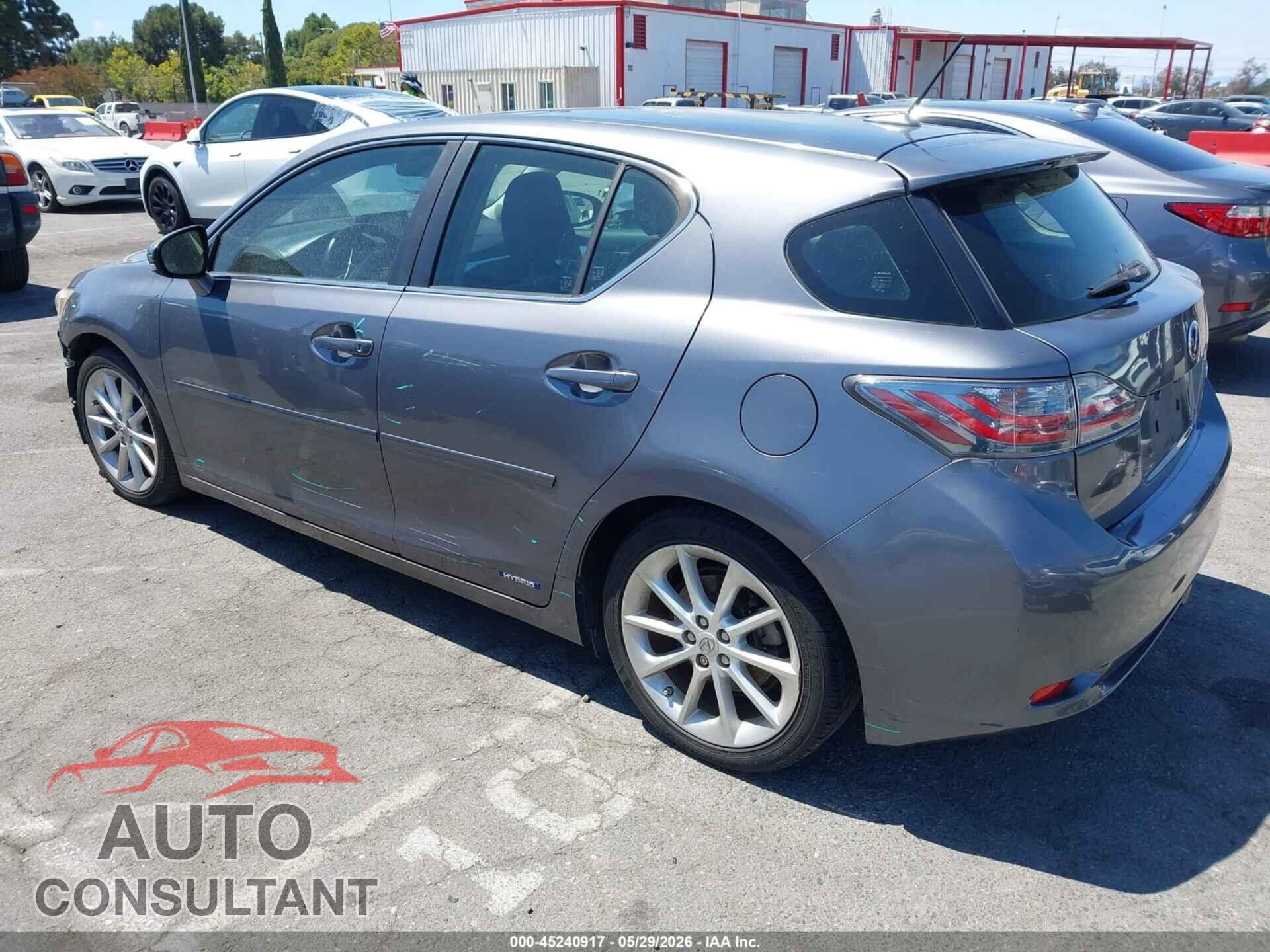 LEXUS CT 200H 2012 - JTHKD5BH2C2102467