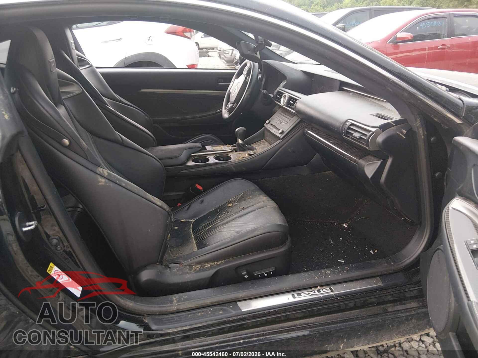 LEXUS RC F 2015 - JTHHP5BC7F5000722
