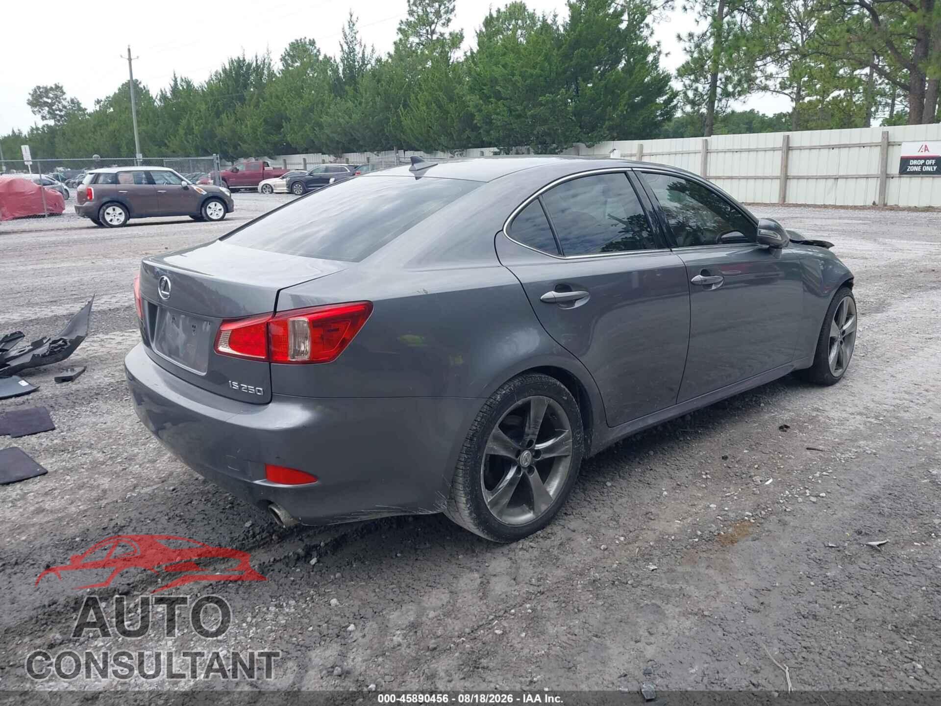 LEXUS IS 250 2012 - JTHBF5C29C5157579
