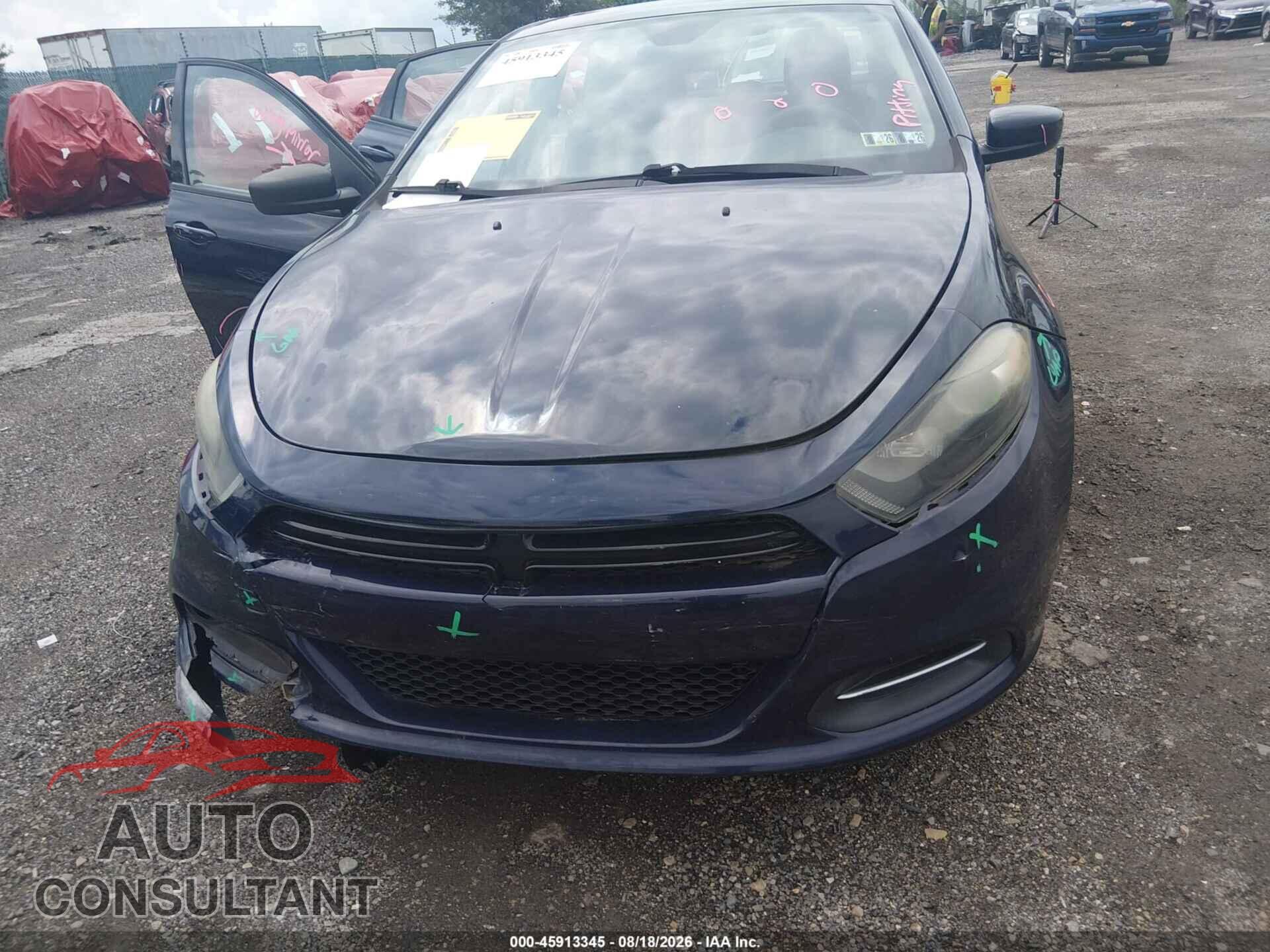 DODGE DART 2015 - 1C3CDFBB2FD404894