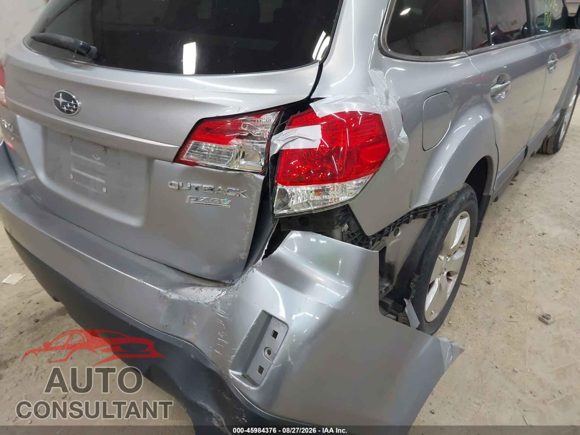 SUBARU OUTBACK 2010 - 4S4BRBCC2A3364562