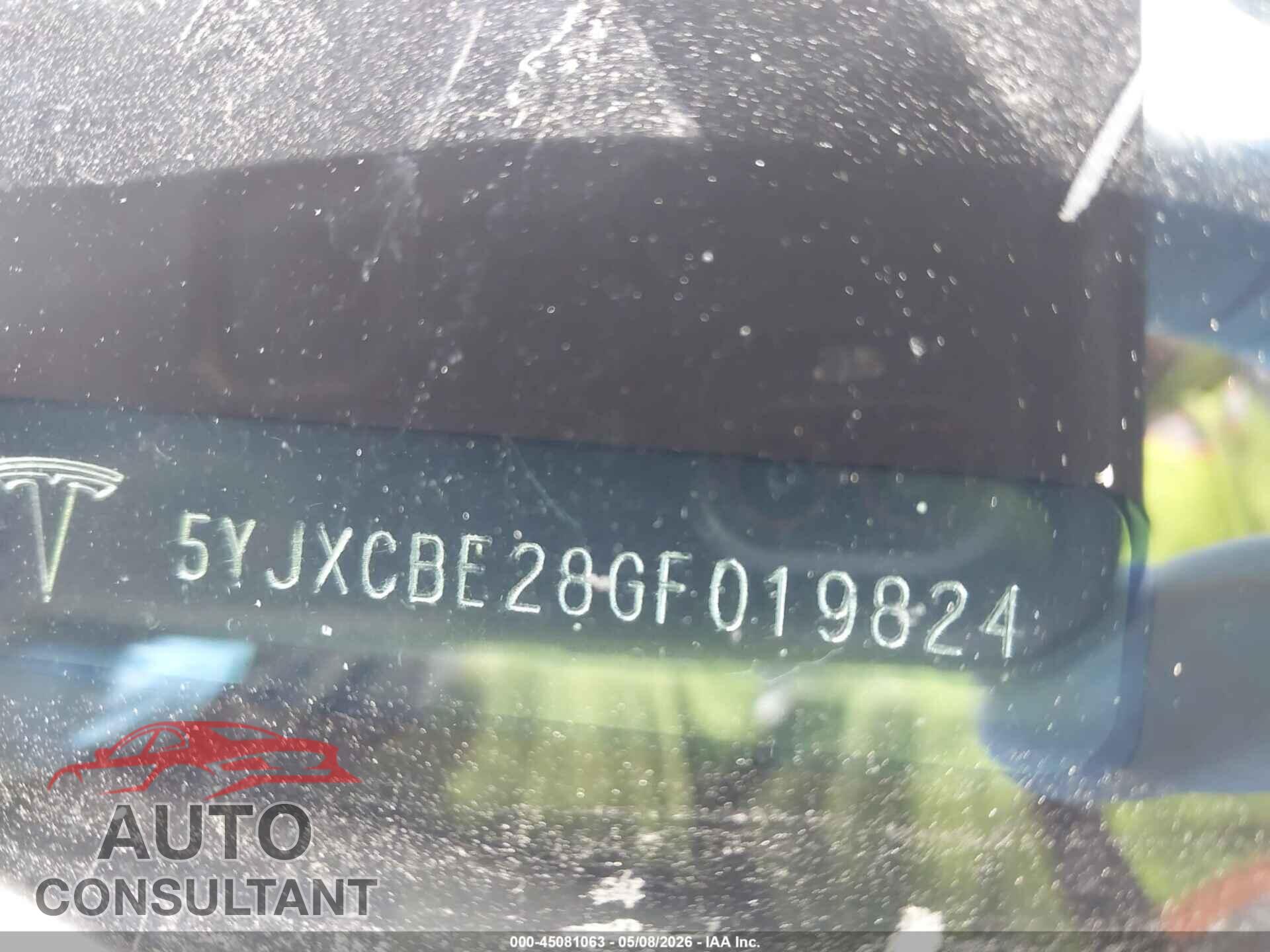 TESLA MODEL X 2016 - 5YJXCBE28GF019824