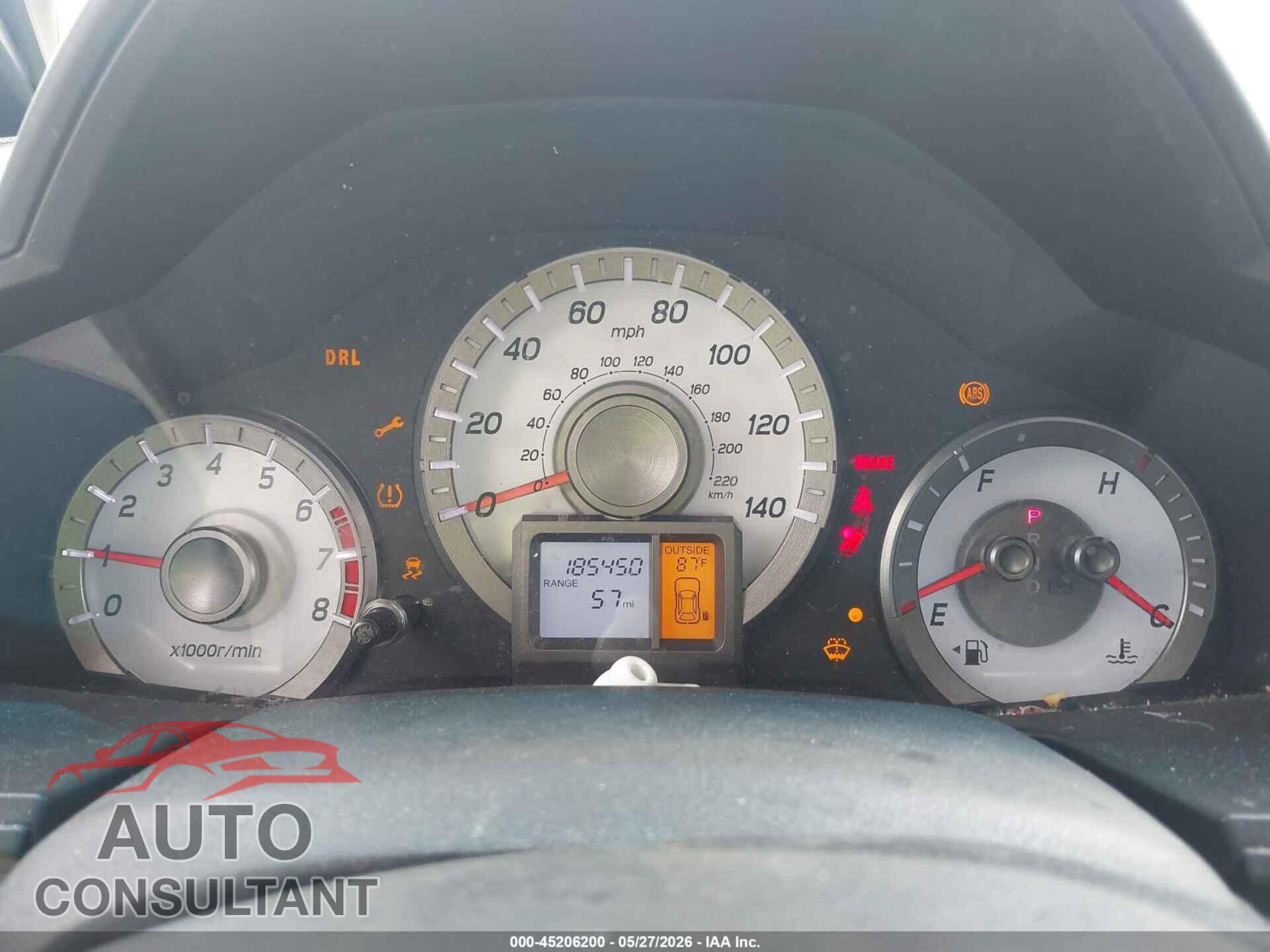 HONDA PILOT 2012 - 5FNYF4H53CB074091