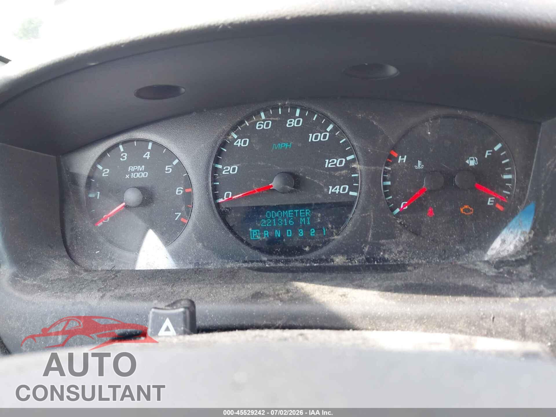 CHEVROLET IMPALA 2011 - 2G1WA5EK3B1100897