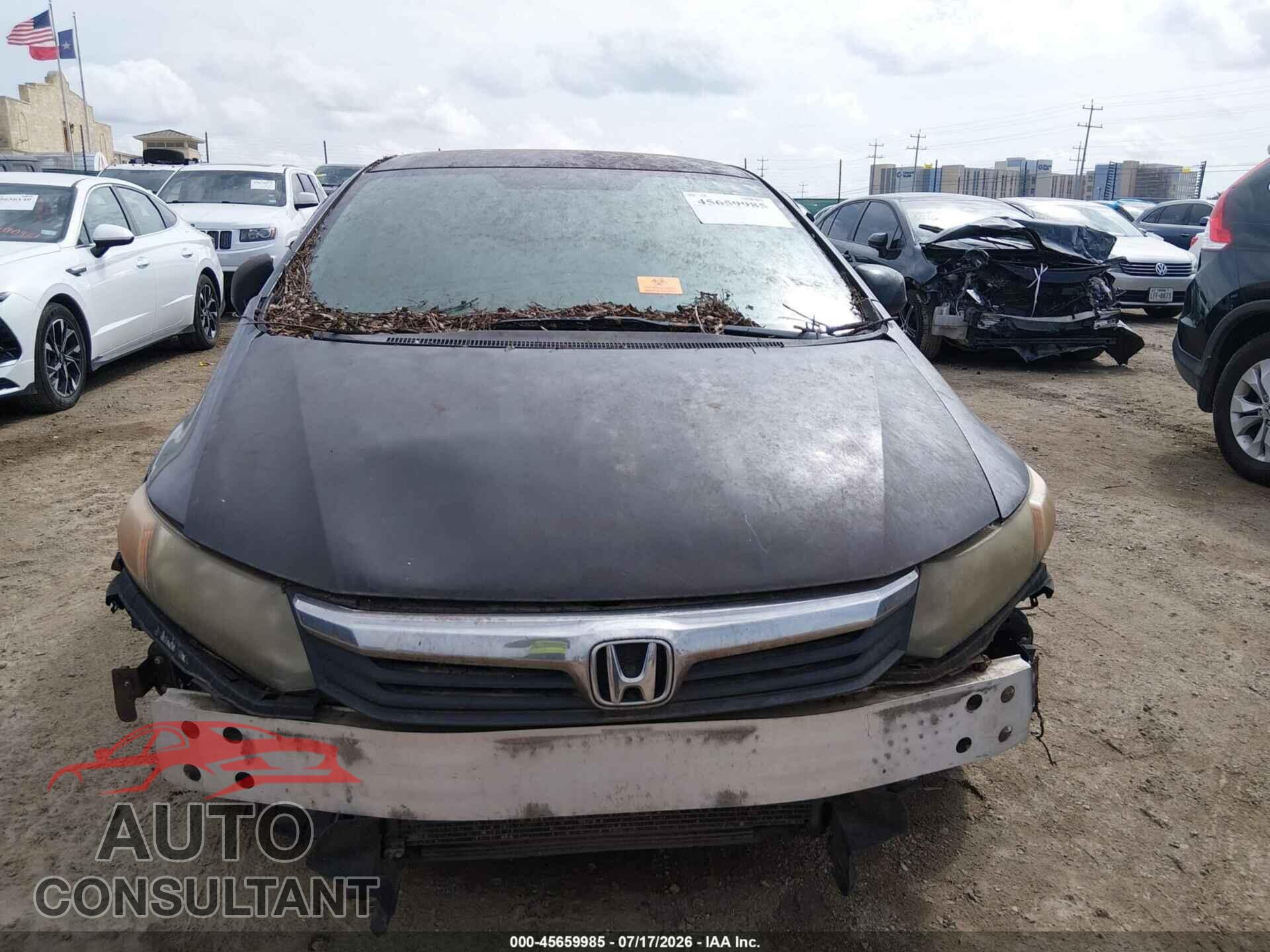 HONDA CIVIC 2012 - 2HGFB2F52CH333076