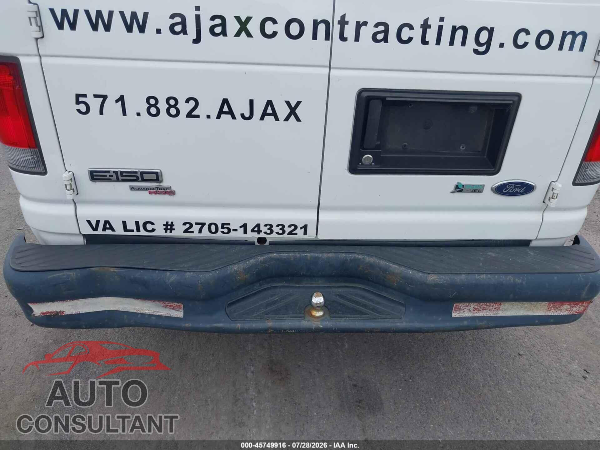 FORD E-150 2013 - 1FTNE1EW9DDA10101