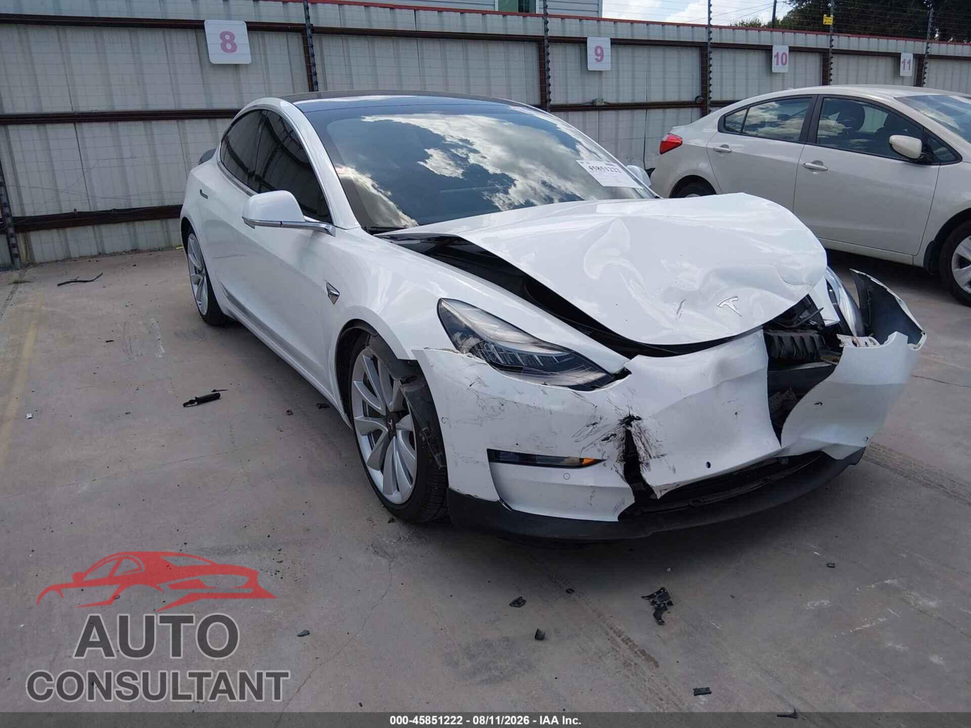TESLA MODEL 3 2019 - 5YJ3E1EA7KF482475