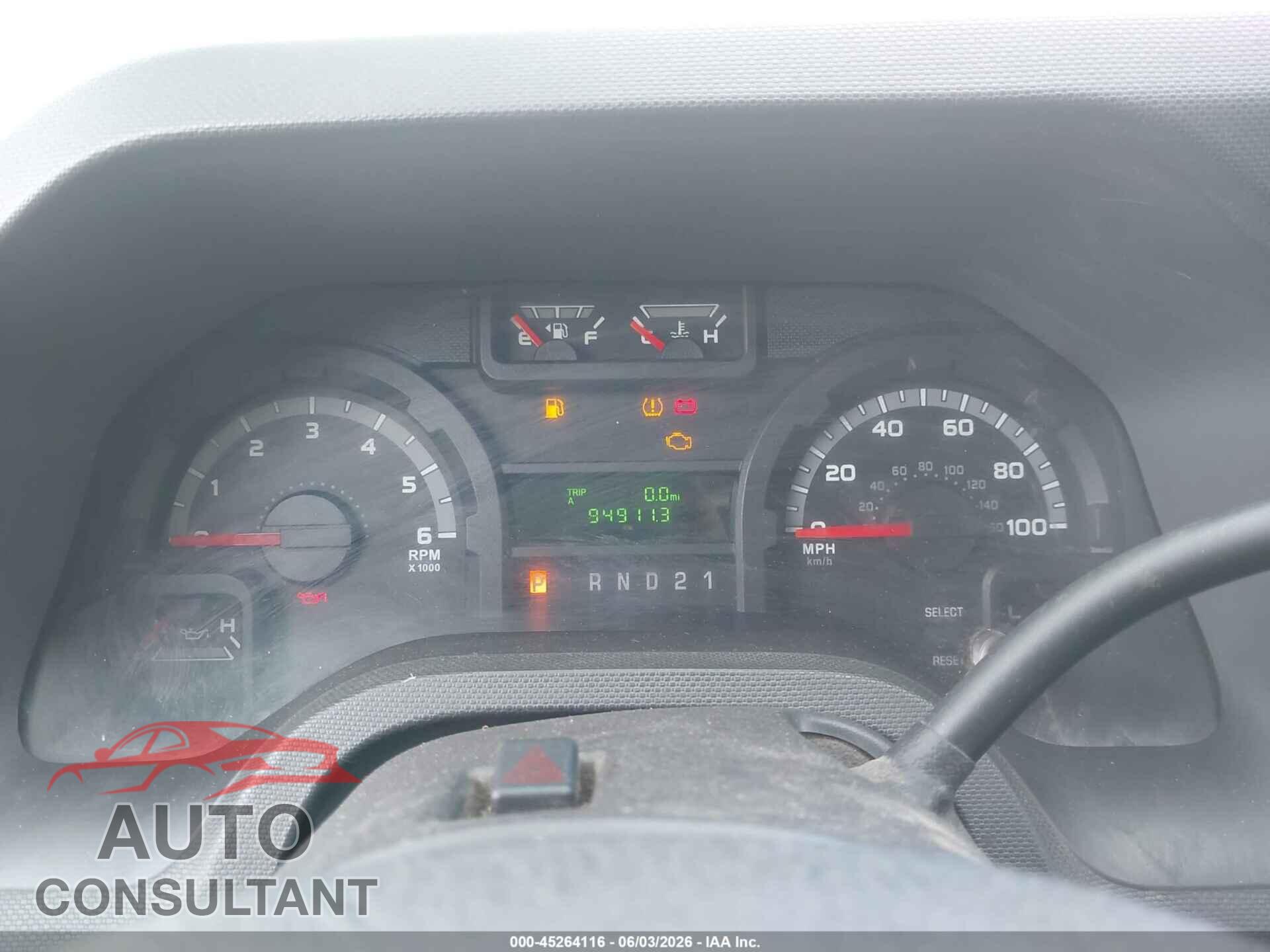 FORD E-250 2010 - 1FTNE2EL9ADA60357