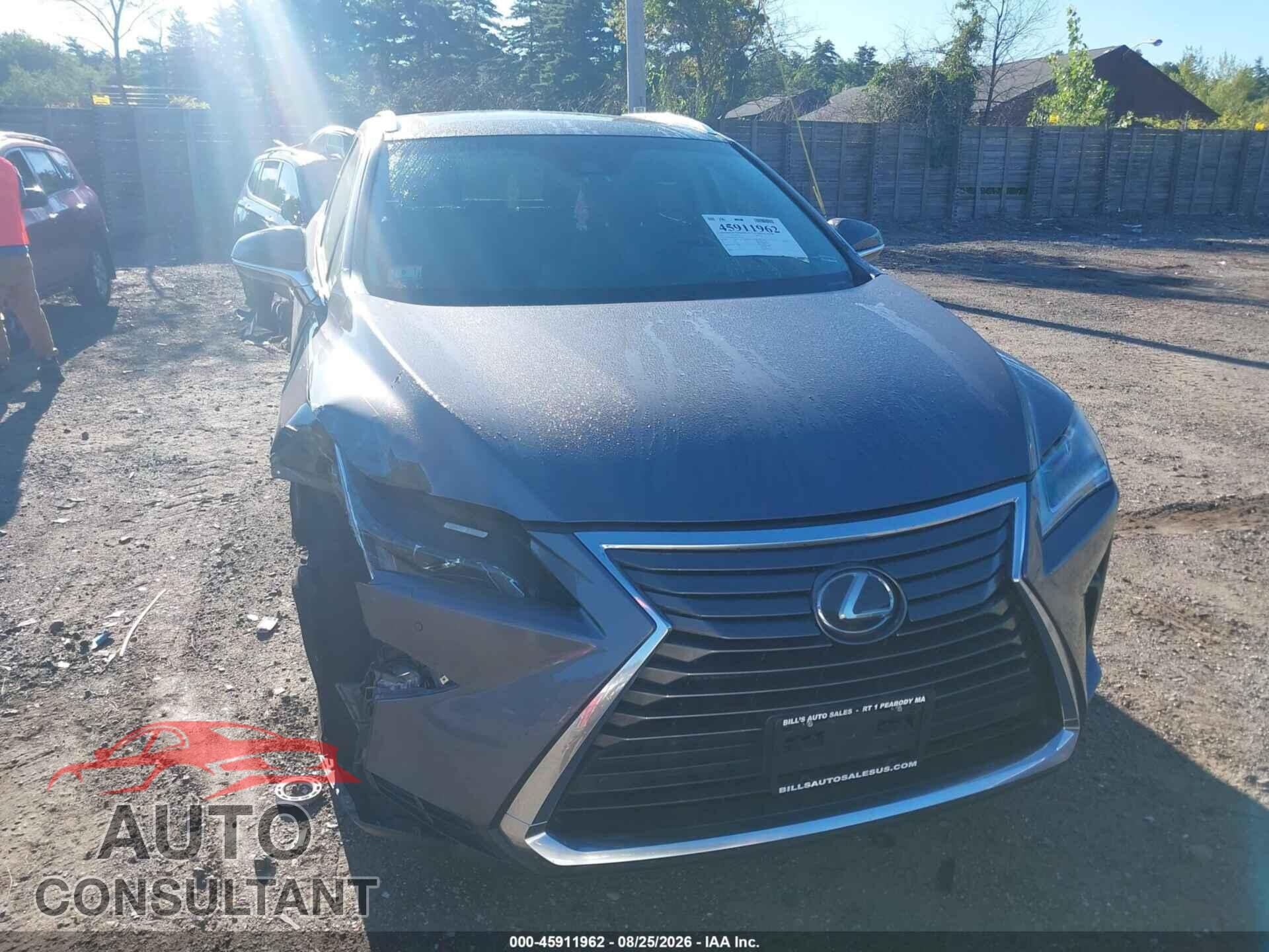 LEXUS RX 350 2017 - 2T2BZMCA6HC123745
