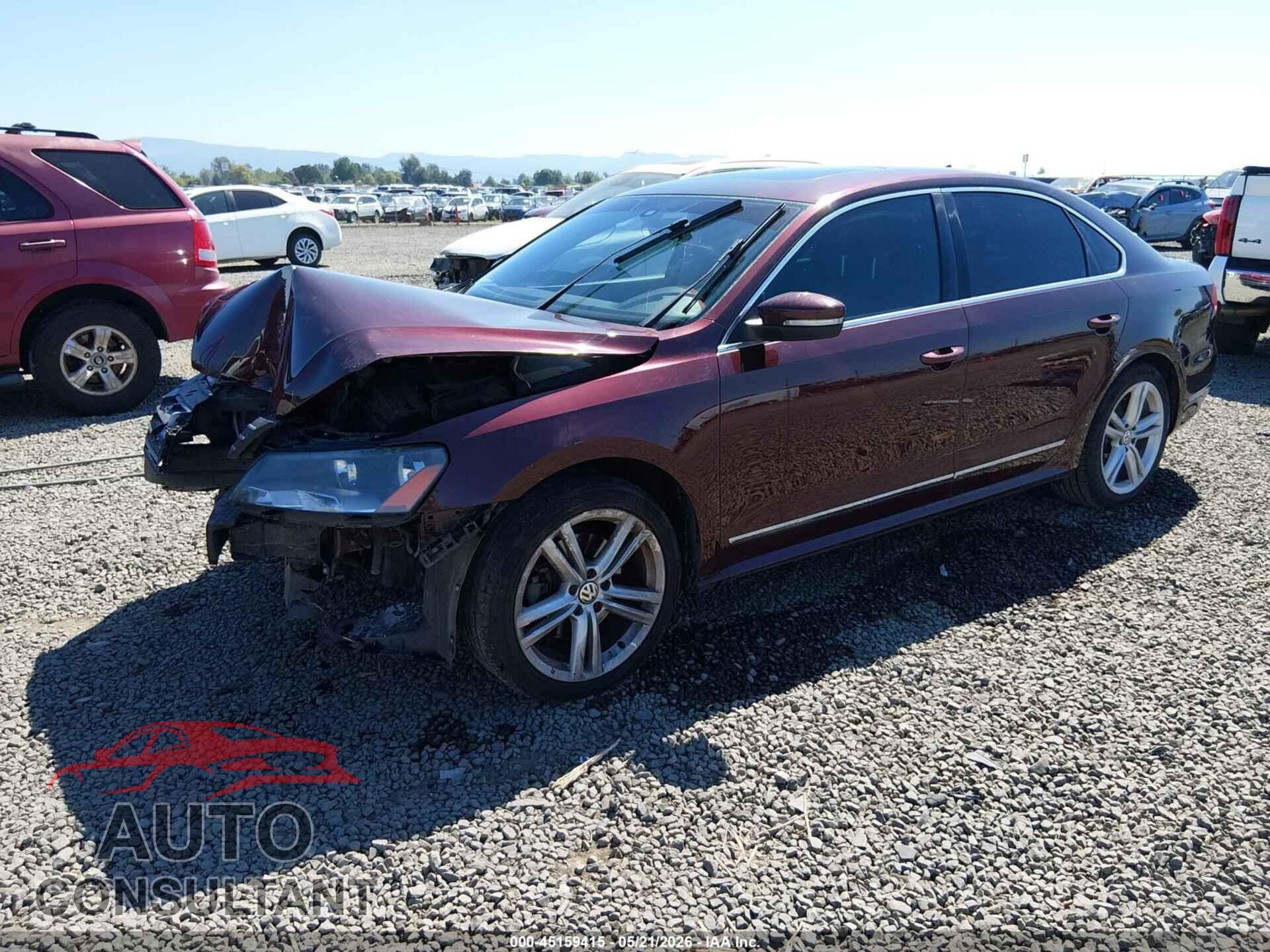 VOLKSWAGEN PASSAT 2014 - 1VWCN7A38EC006583