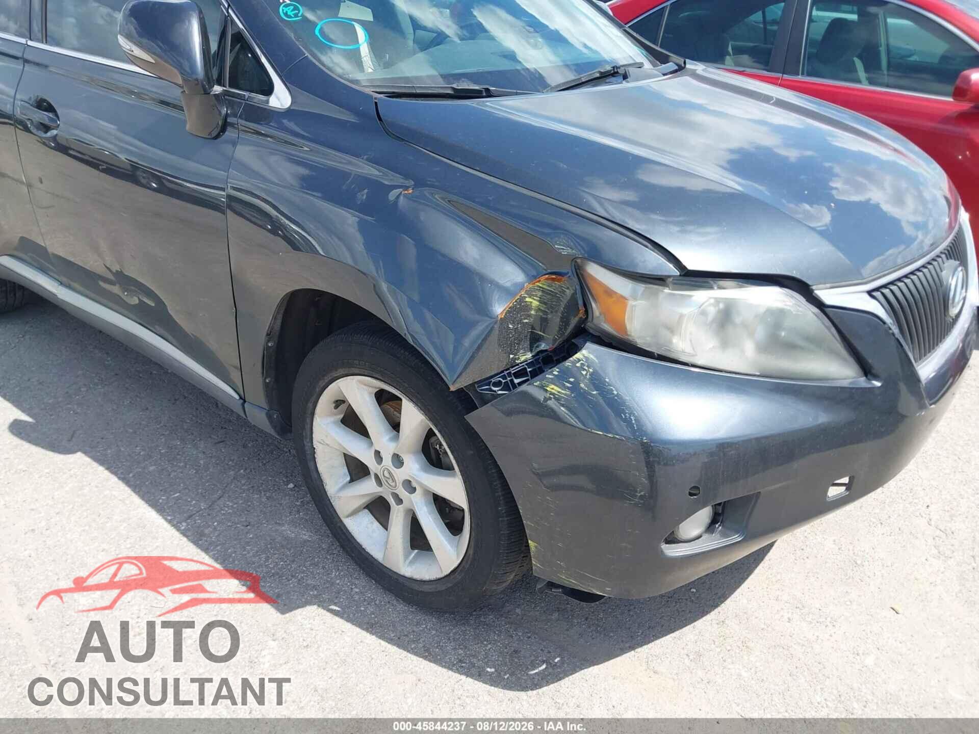 LEXUS RX 350 2011 - 2T2ZK1BA5BC044514