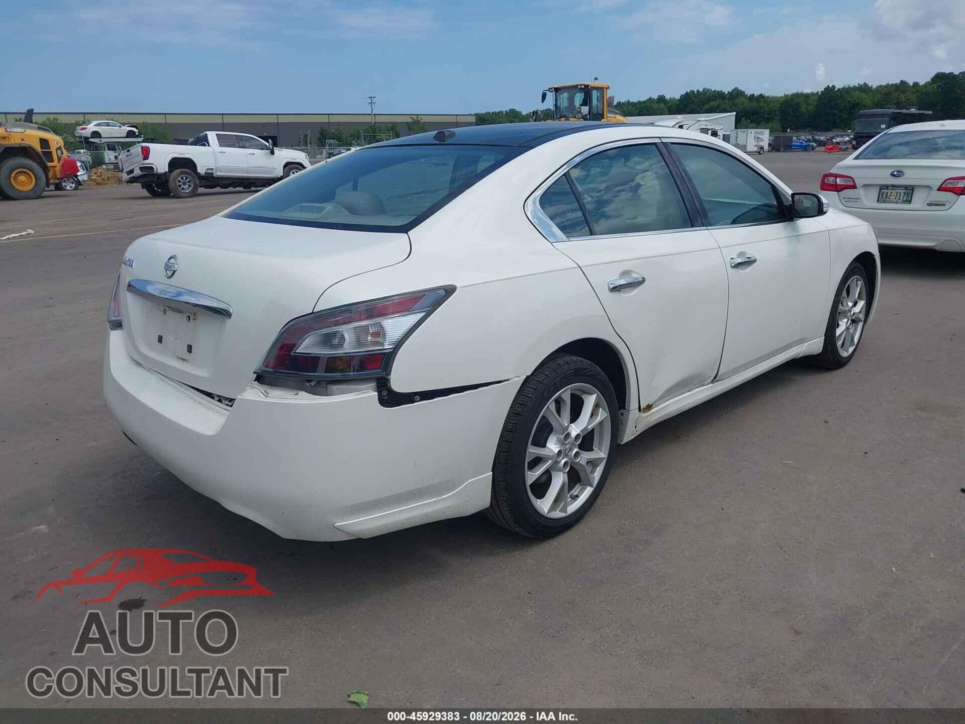 NISSAN MAXIMA 2012 - 1N4AA5AP1CC845023