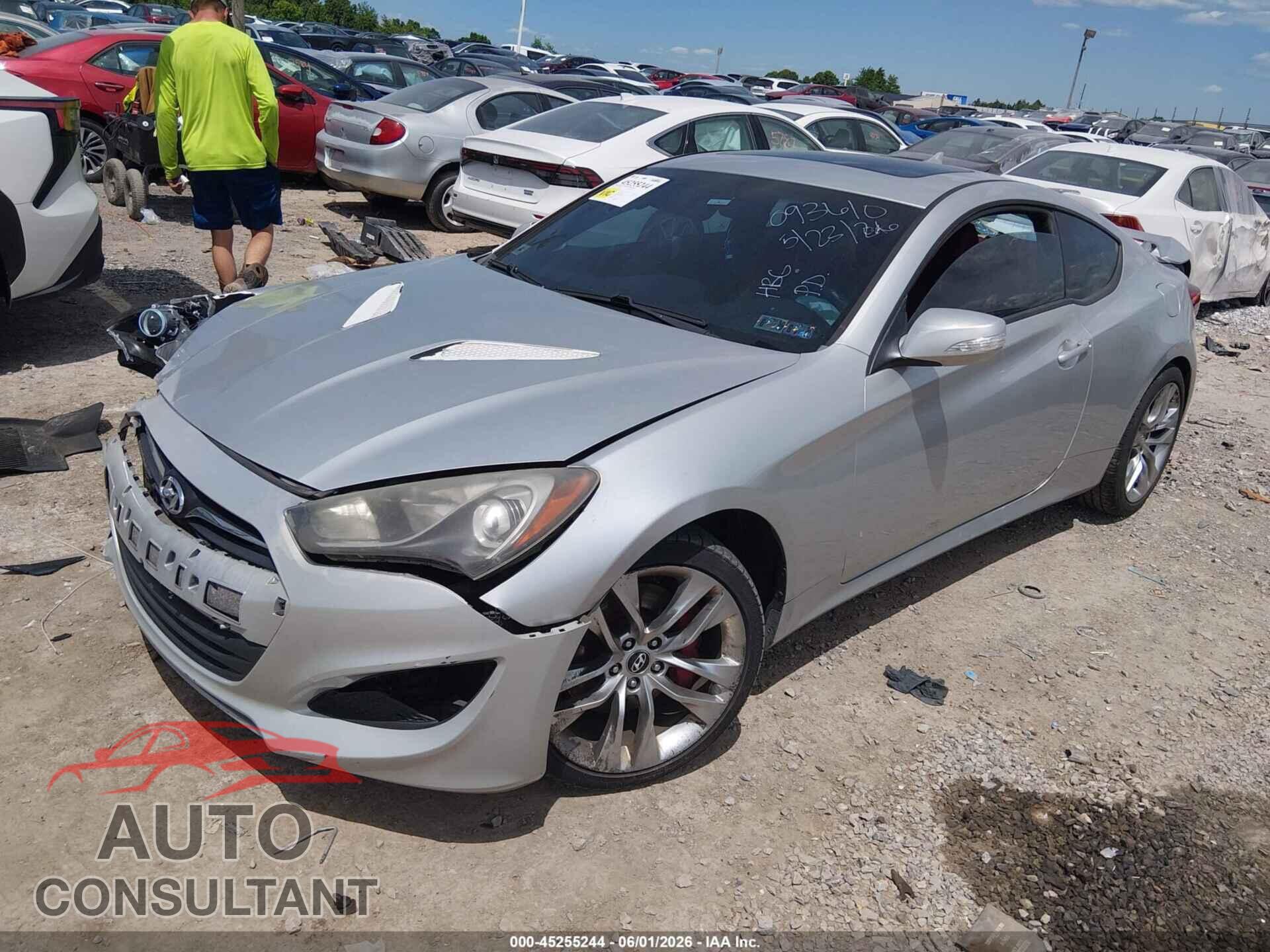 HYUNDAI GENESIS 2013 - KMHHT6KD7DU093610