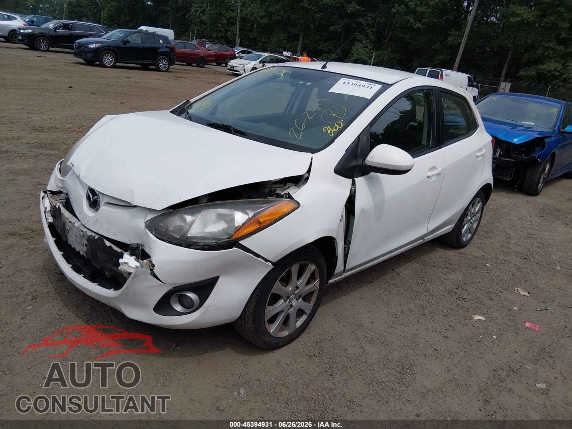 MAZDA MAZDA2 2014 - JM1DE1LZ4E0179539