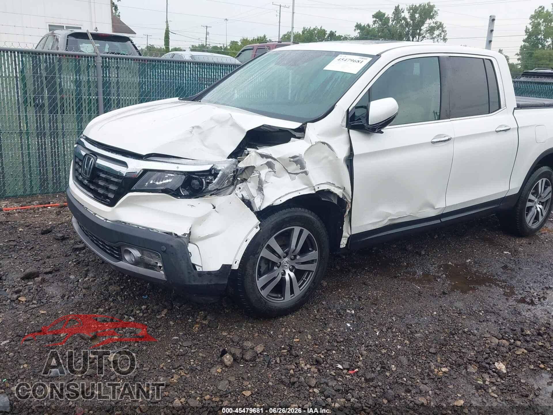 HONDA RIDGELINE 2017 - 5FPYK3F72HB010682