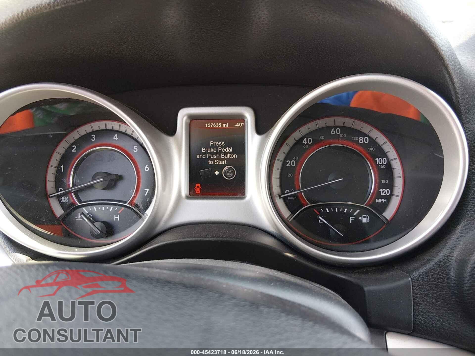 DODGE JOURNEY 2012 - 3C4PDCBGXCT358454