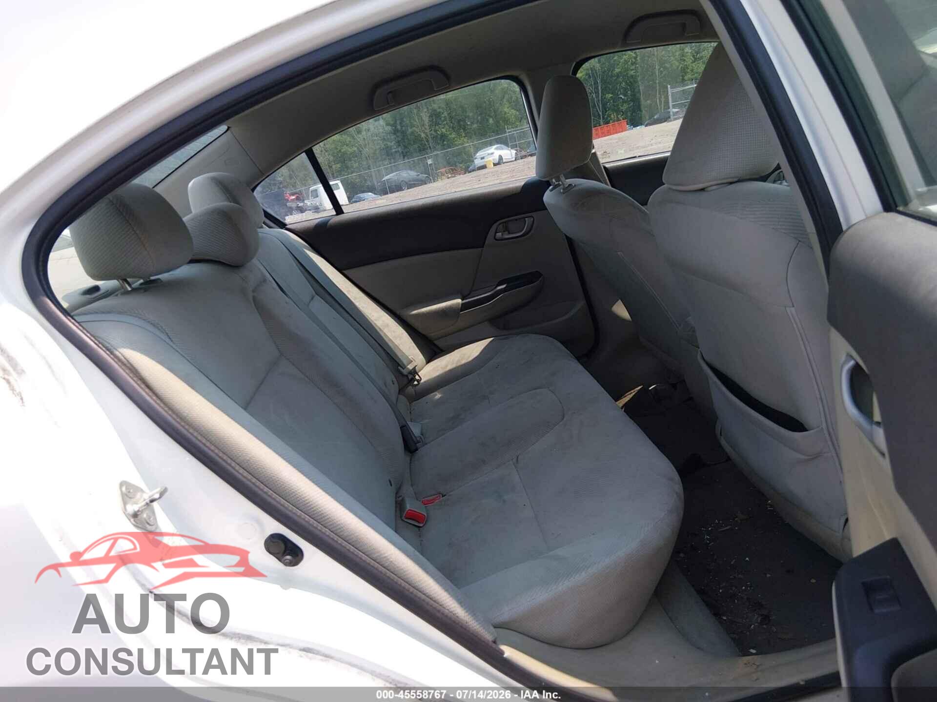 HONDA CIVIC 2012 - 19XFB2F55CE337357