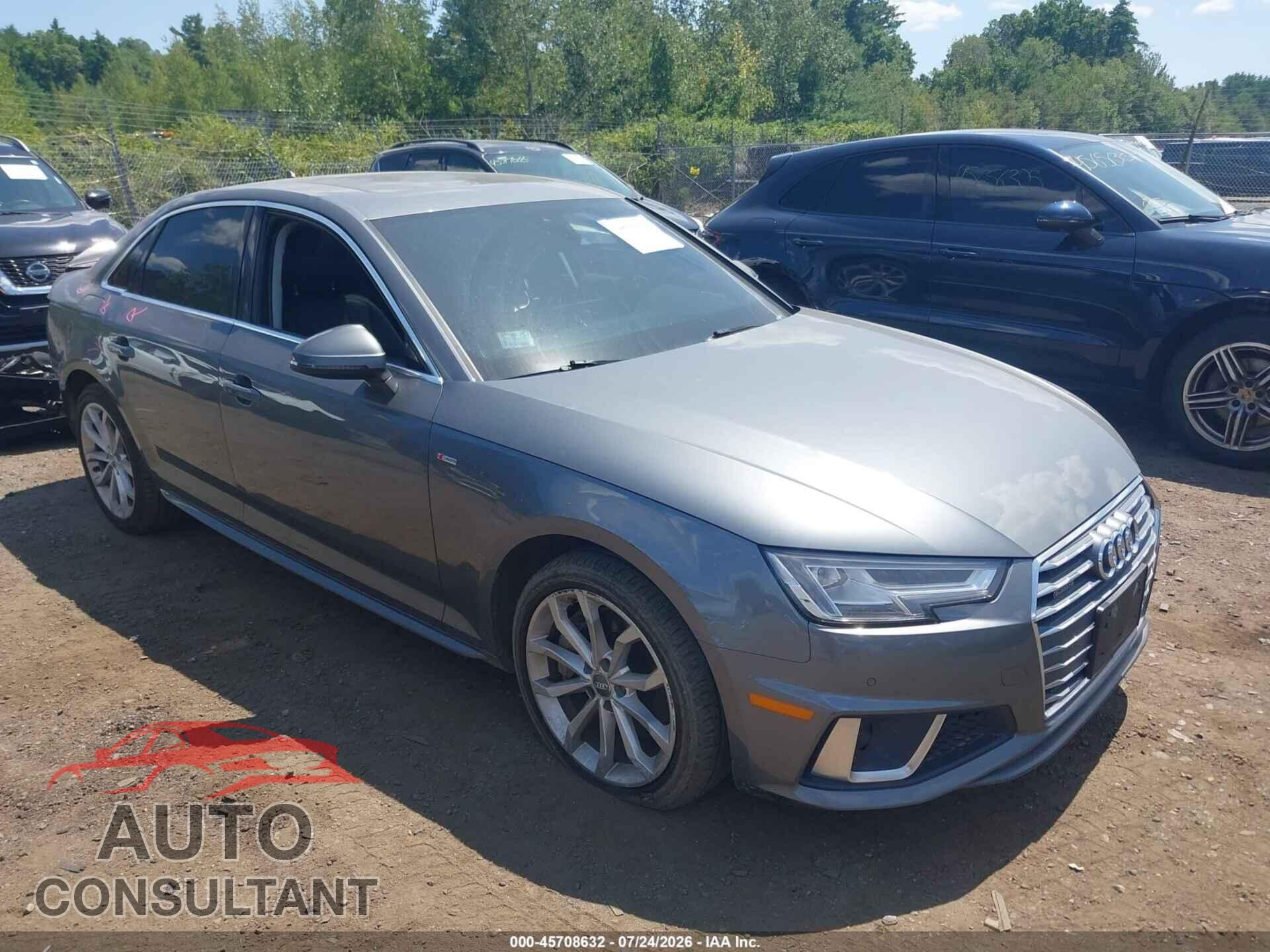 AUDI A4 2019 - WAUENAF48KN001794